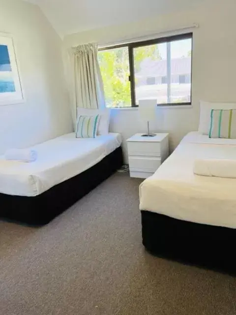 Bed in Nautilus Noosa Holiday Resort