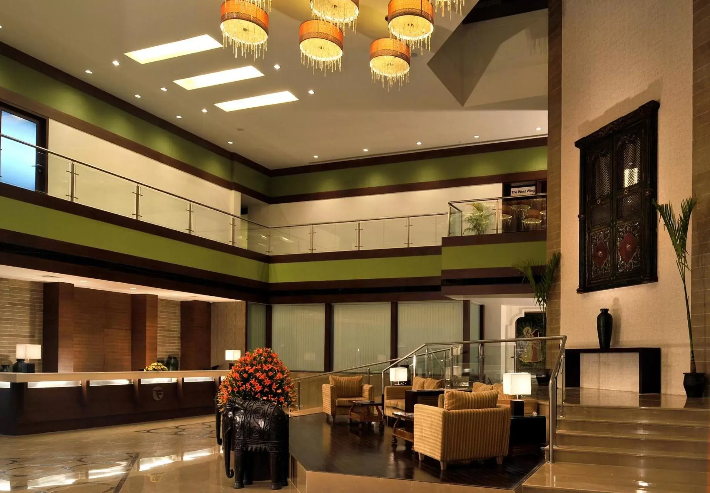 Lobby or reception, Restaurant/Places to Eat in Fortune Inn Haveli, Gandhinagar - Member ITC's Hotel Group