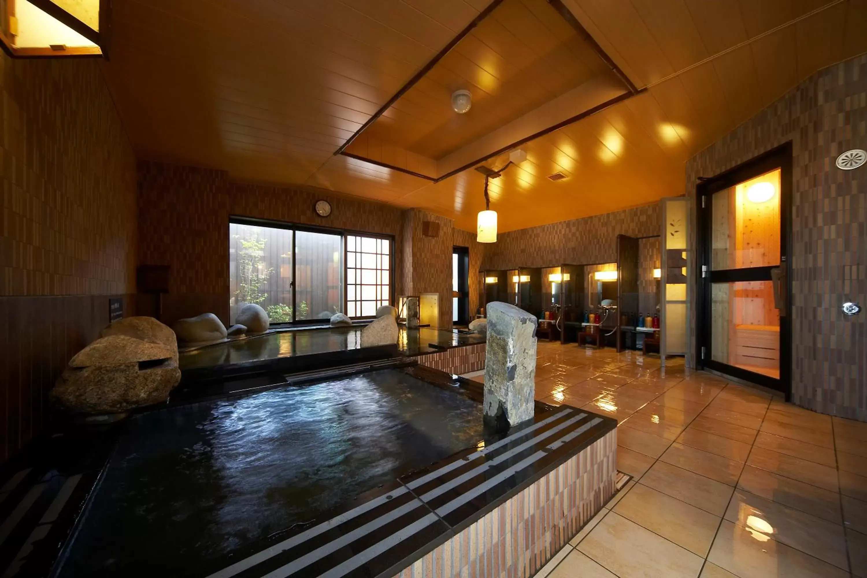 Hot Spring Bath, Swimming Pool in Dormy Inn Tomakomai