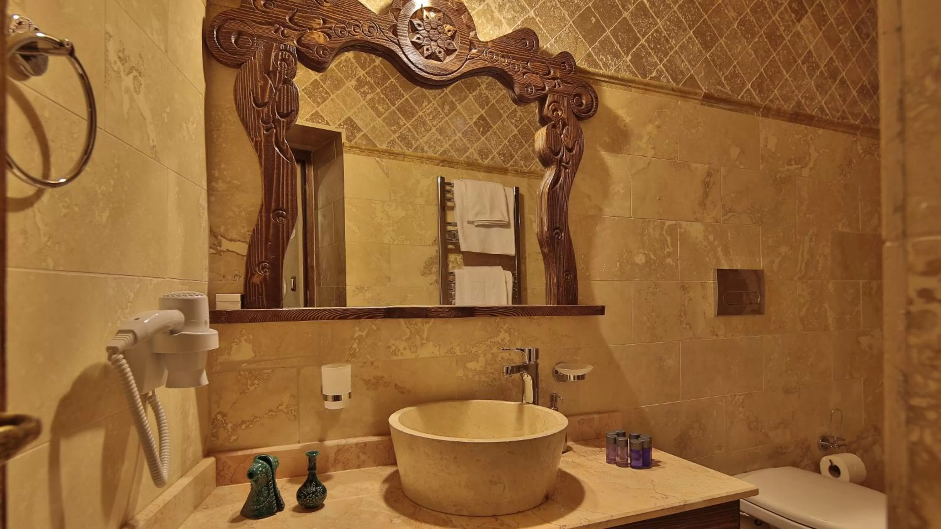 Bathroom in Cappadocia Cave Land Hotel