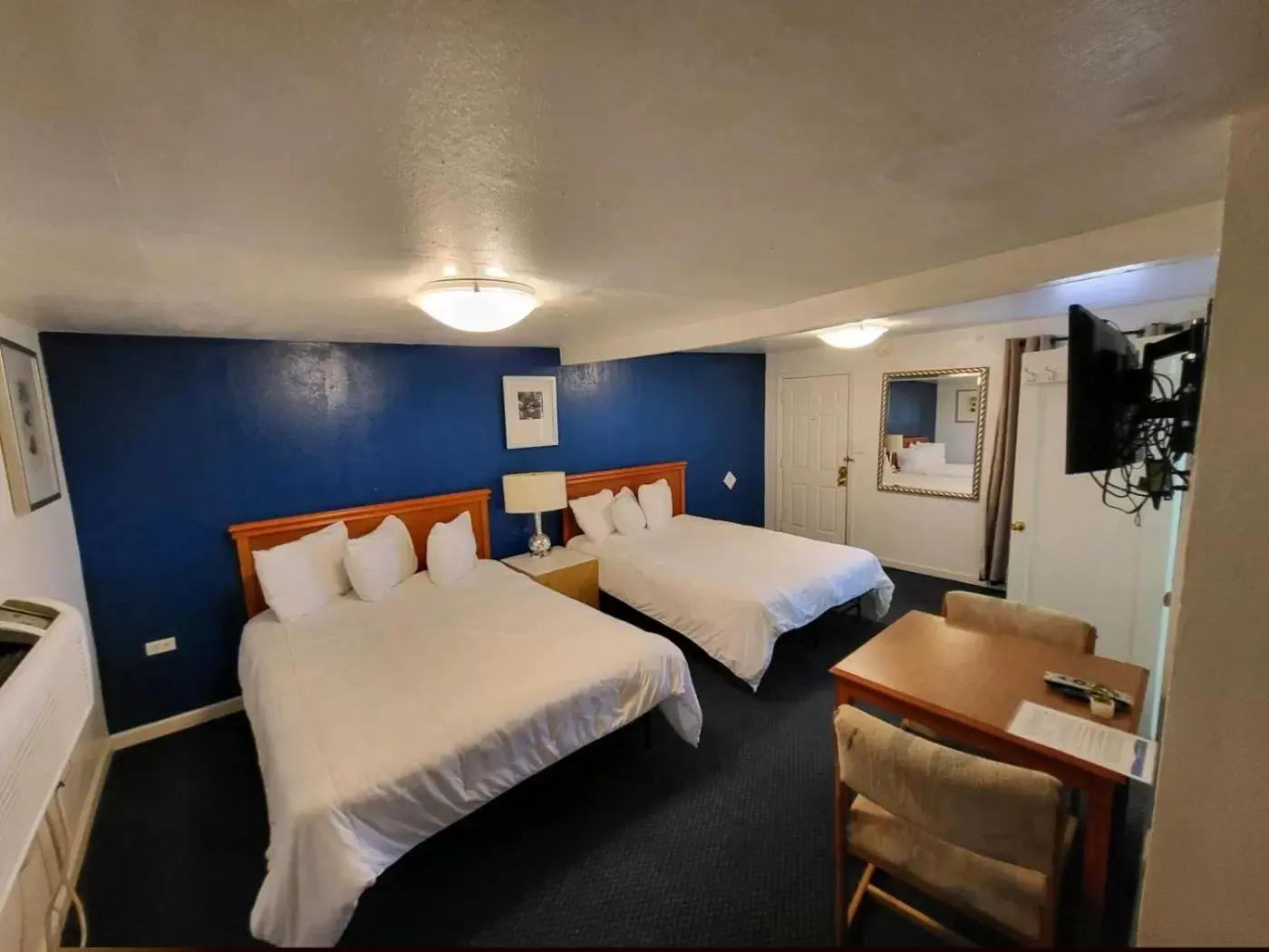 Bed in Rose's Motel