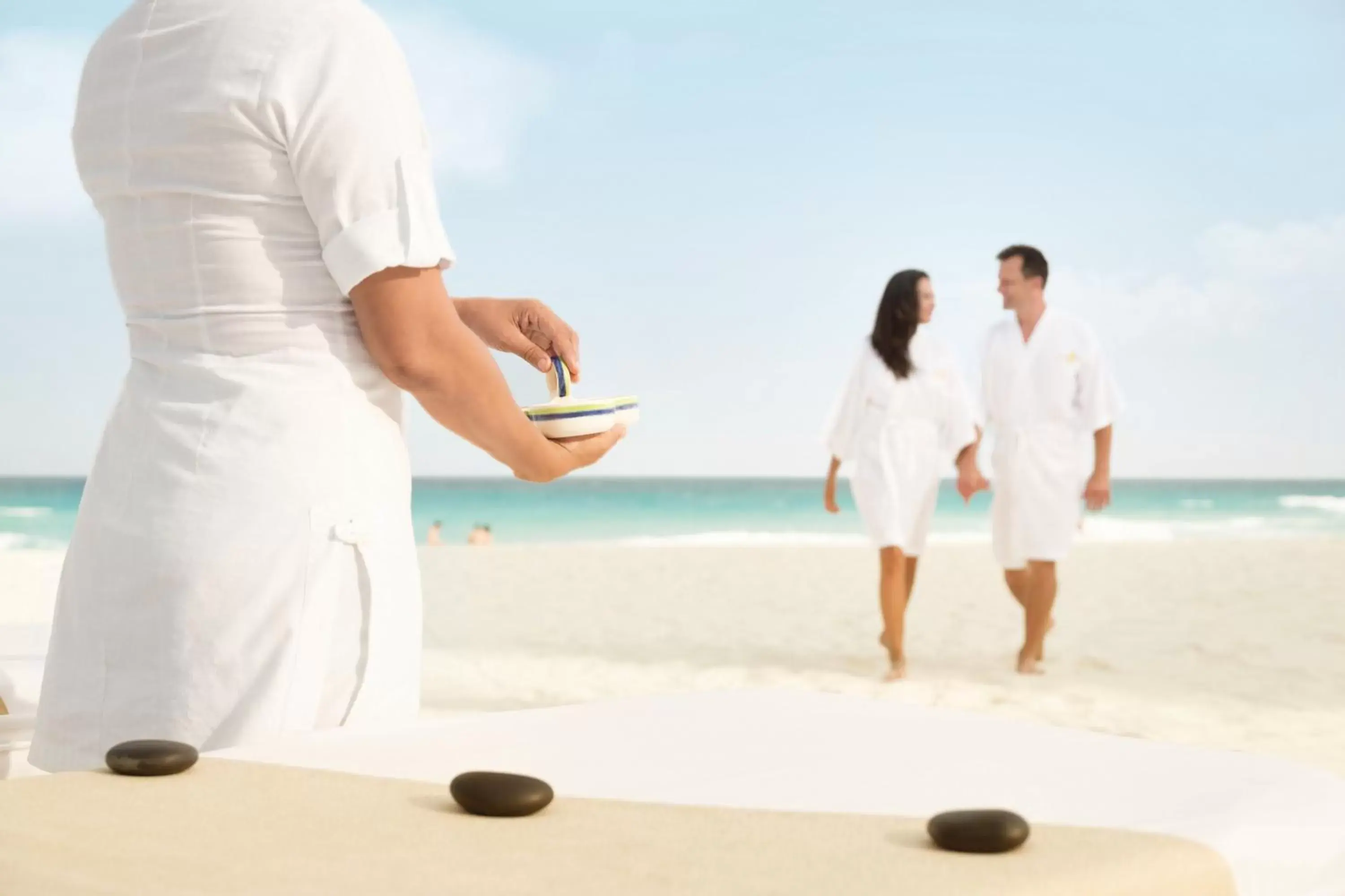 People in Wyndham Alltra Cancun All Inclusive Resort