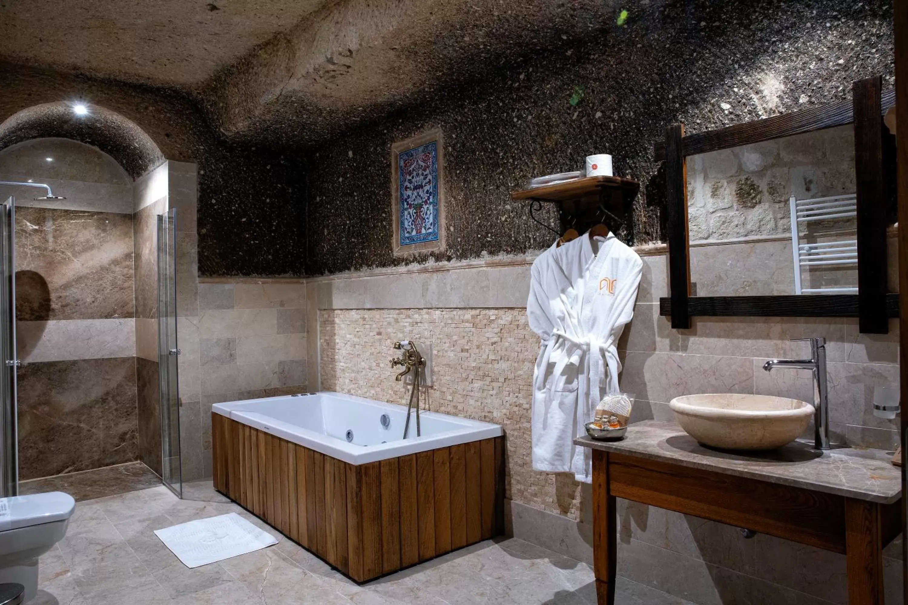 Bathroom in Aza Cave Cappadocia