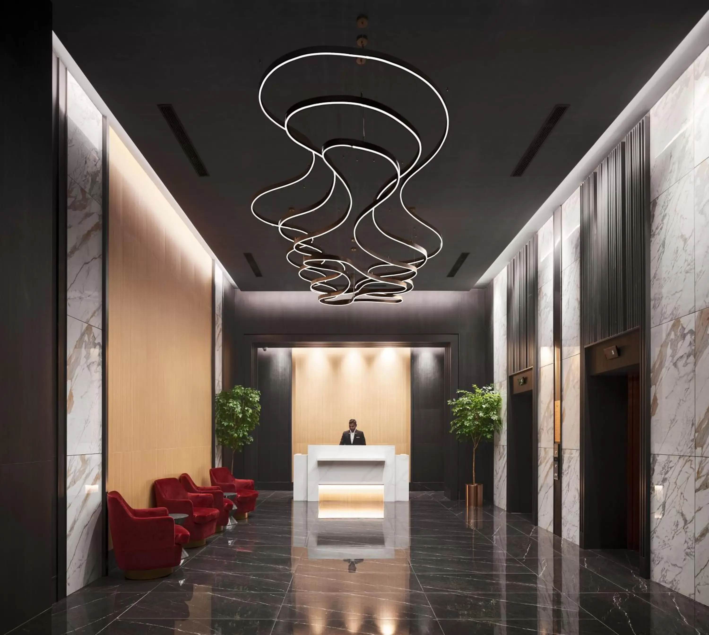 concierge, Lobby/Reception in G Hotel Gurney