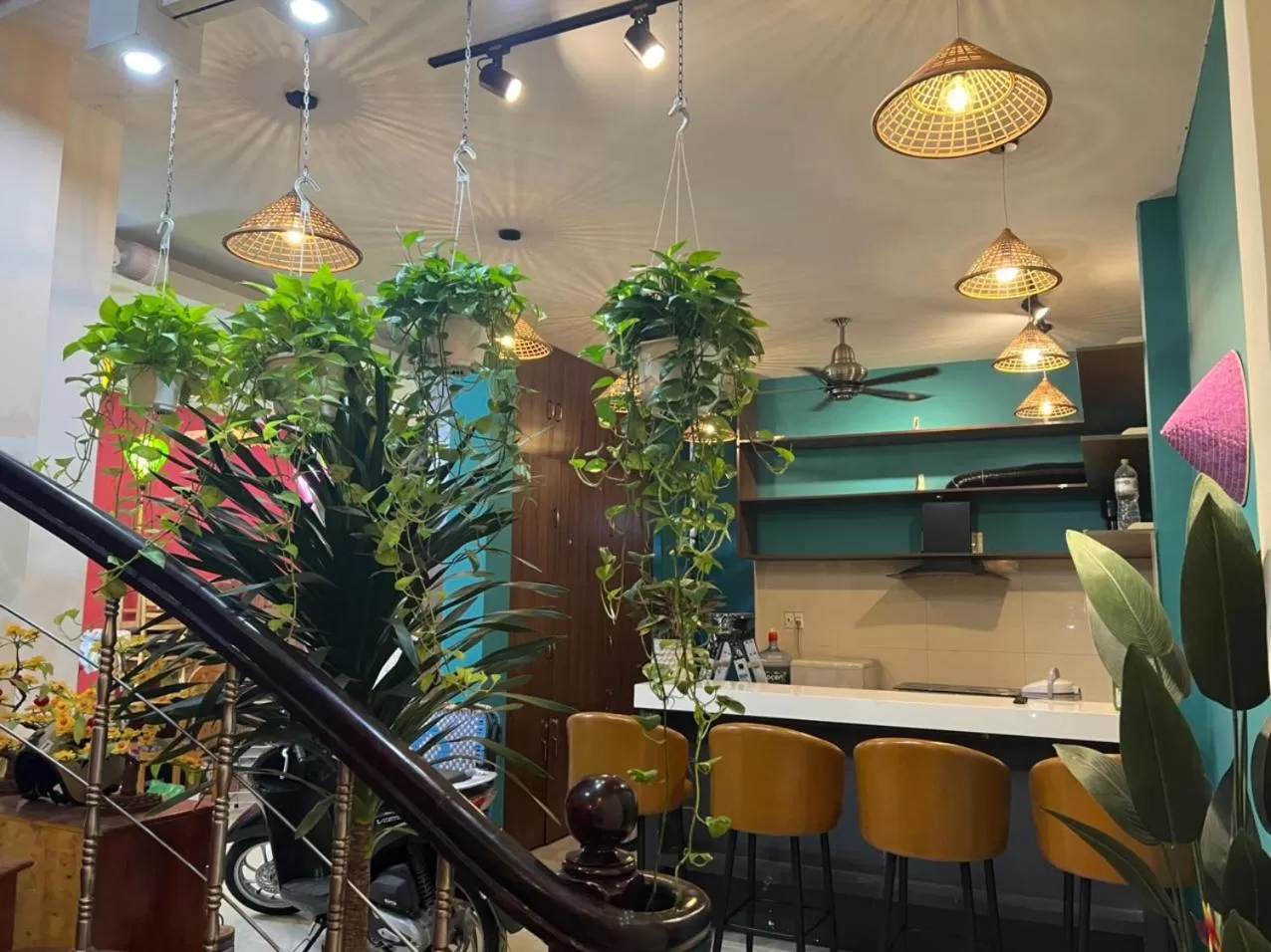 Dining area in The Alley Saigon Hotel