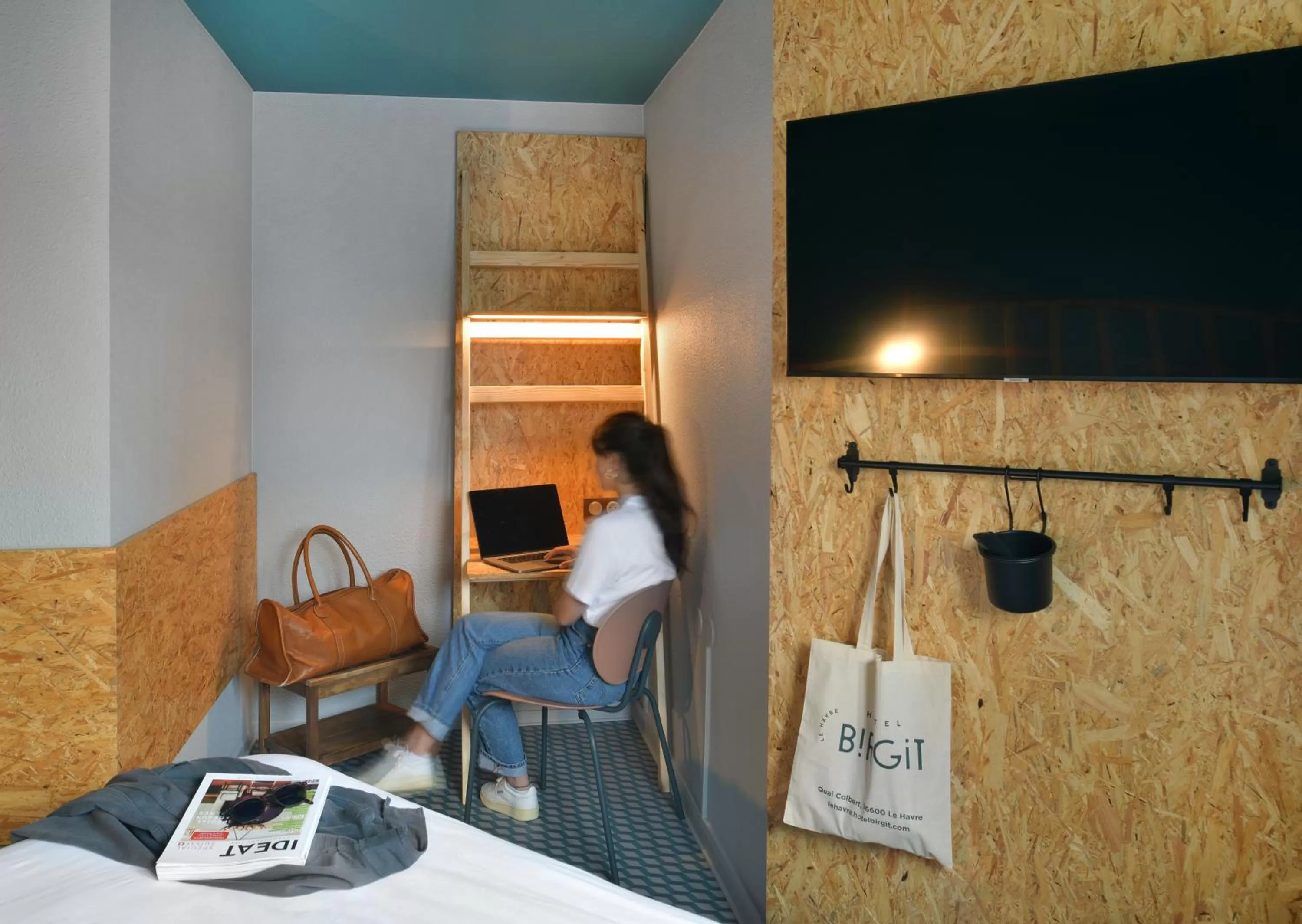 Bedroom in Birgit Hôtel Le Havre Centre