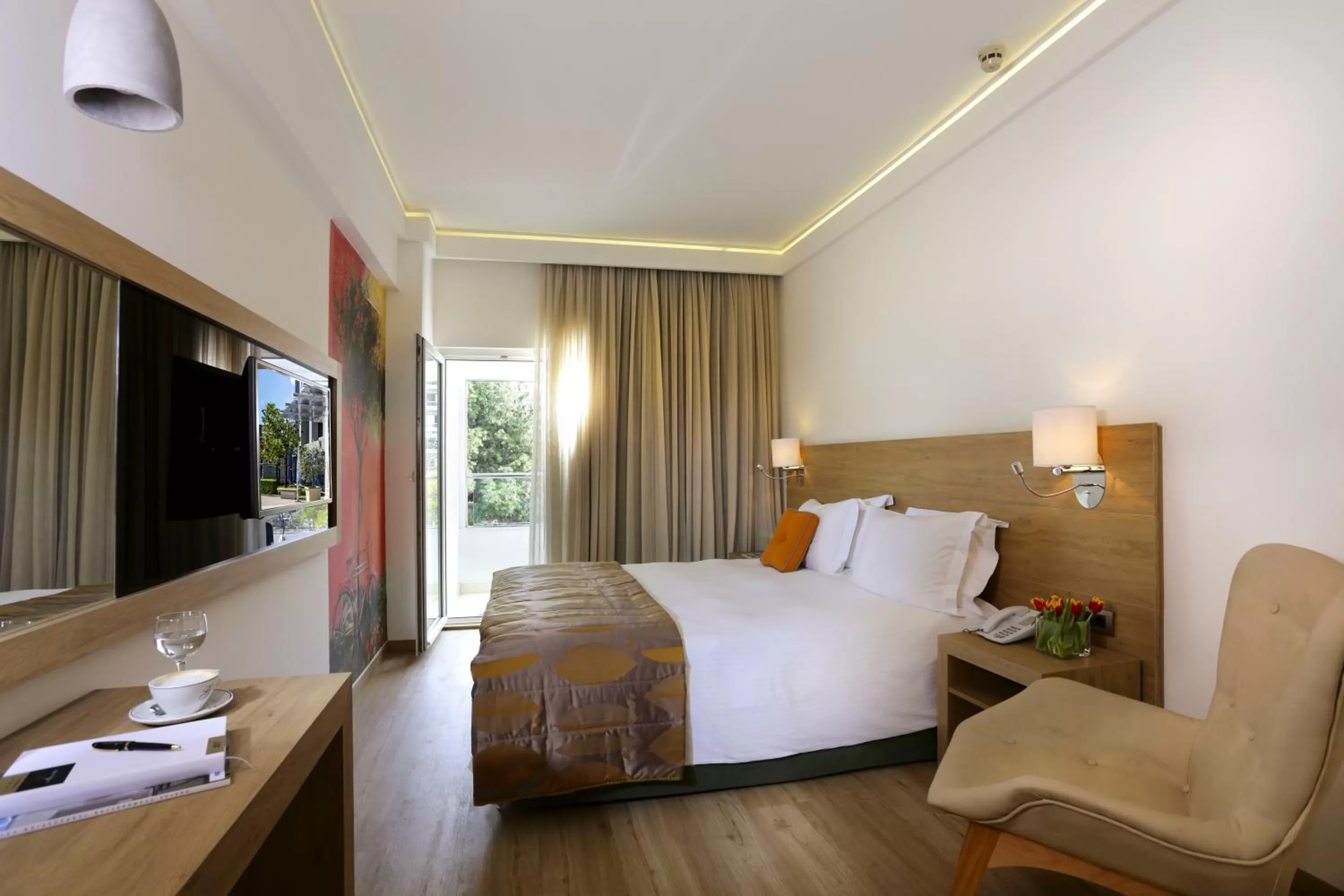 Photo of the whole room, Bed in Golden Age Athens Hotel