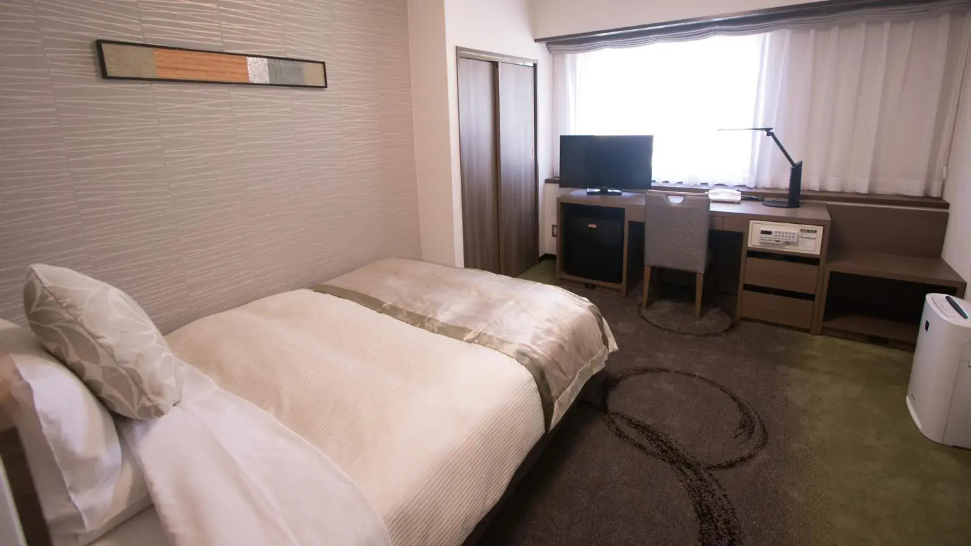 Bed in Koriyama View Hotel Annex