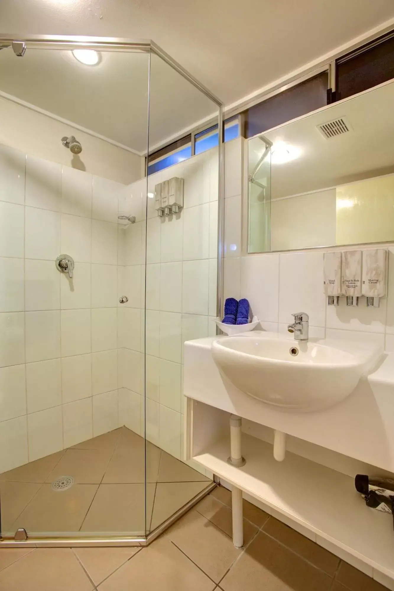 Shower, Bathroom in Fitzroy Motor Inn
