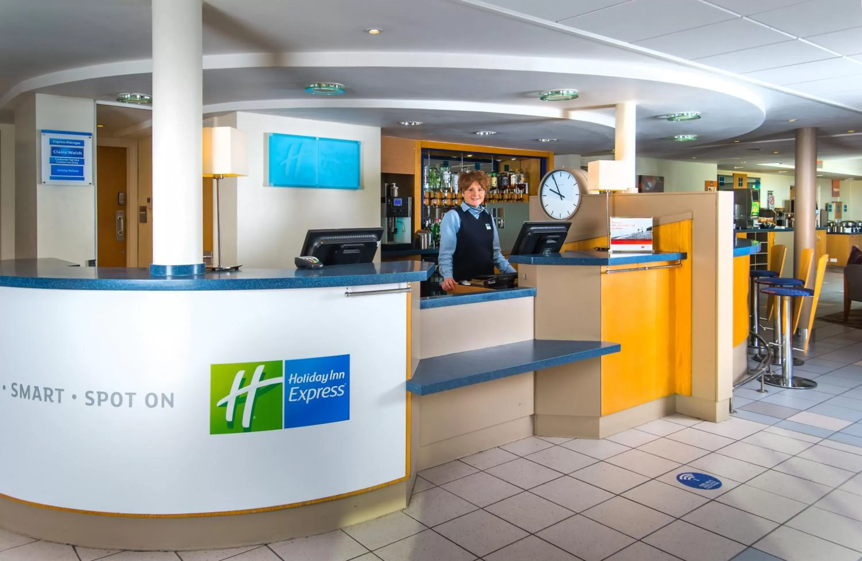 Lobby or reception, Lobby/Reception in Holiday Inn Express Stafford, an IHG Hotel