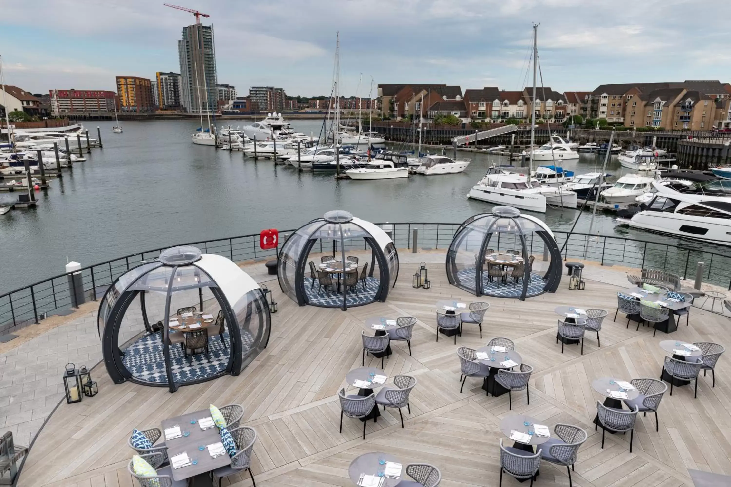 Balcony/Terrace in Harbour Hotel Southampton