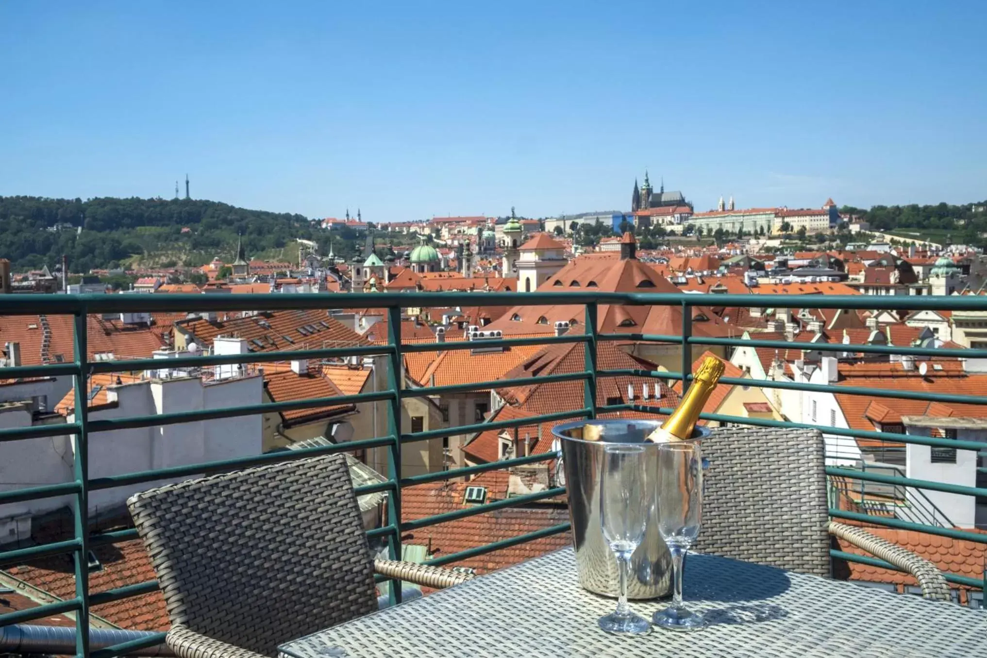 Balcony/Terrace in Hotel Leon D´Oro