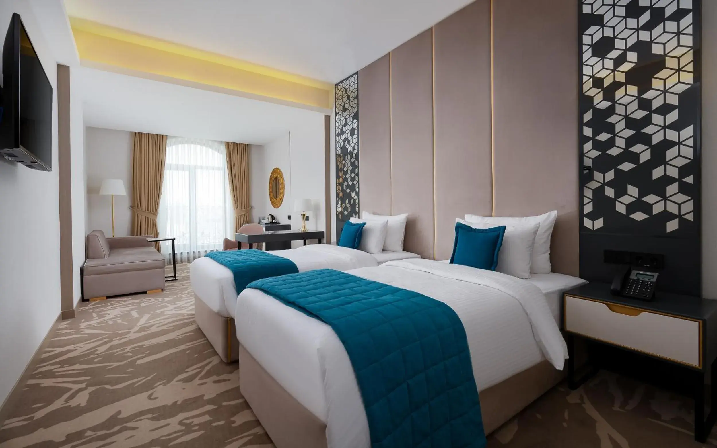 Bed in Mercure Tashkent