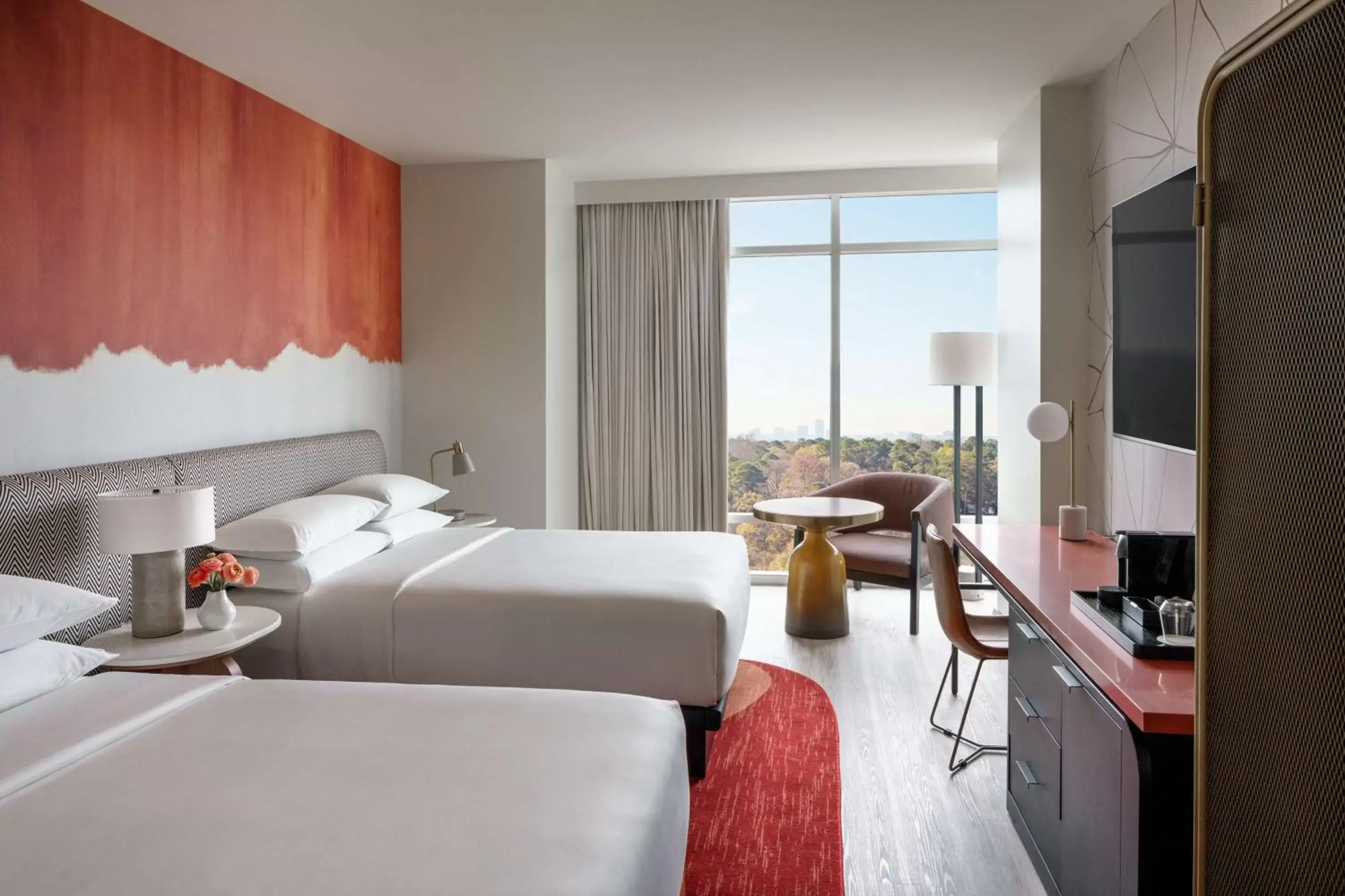 View (from property/room), Bed in Hyatt Centric Buckhead Atlanta View (from property/room), Bed in Hyatt Centric Buckhead Atlanta