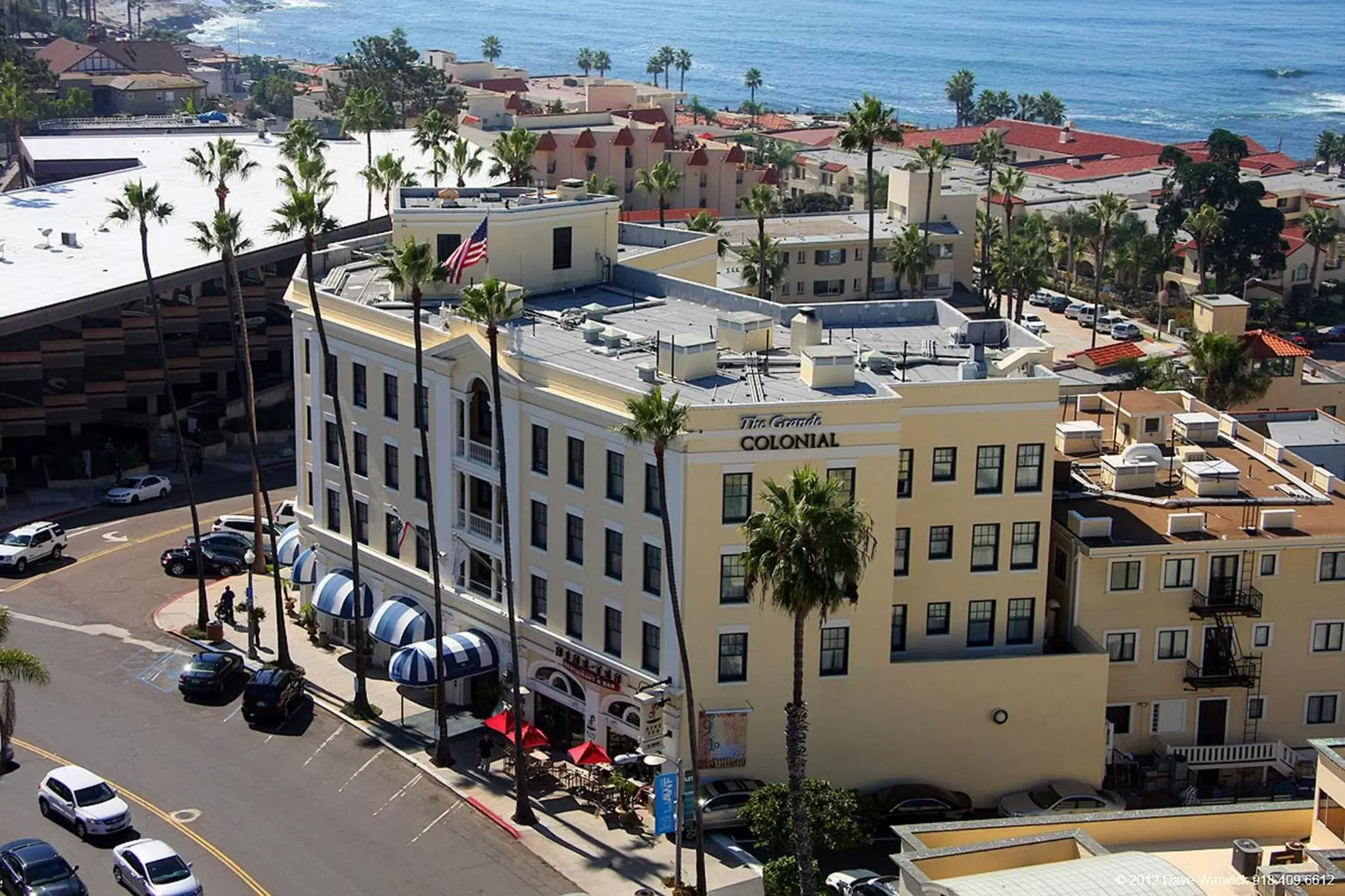 Bird's eye view in Grande Colonial La Jolla