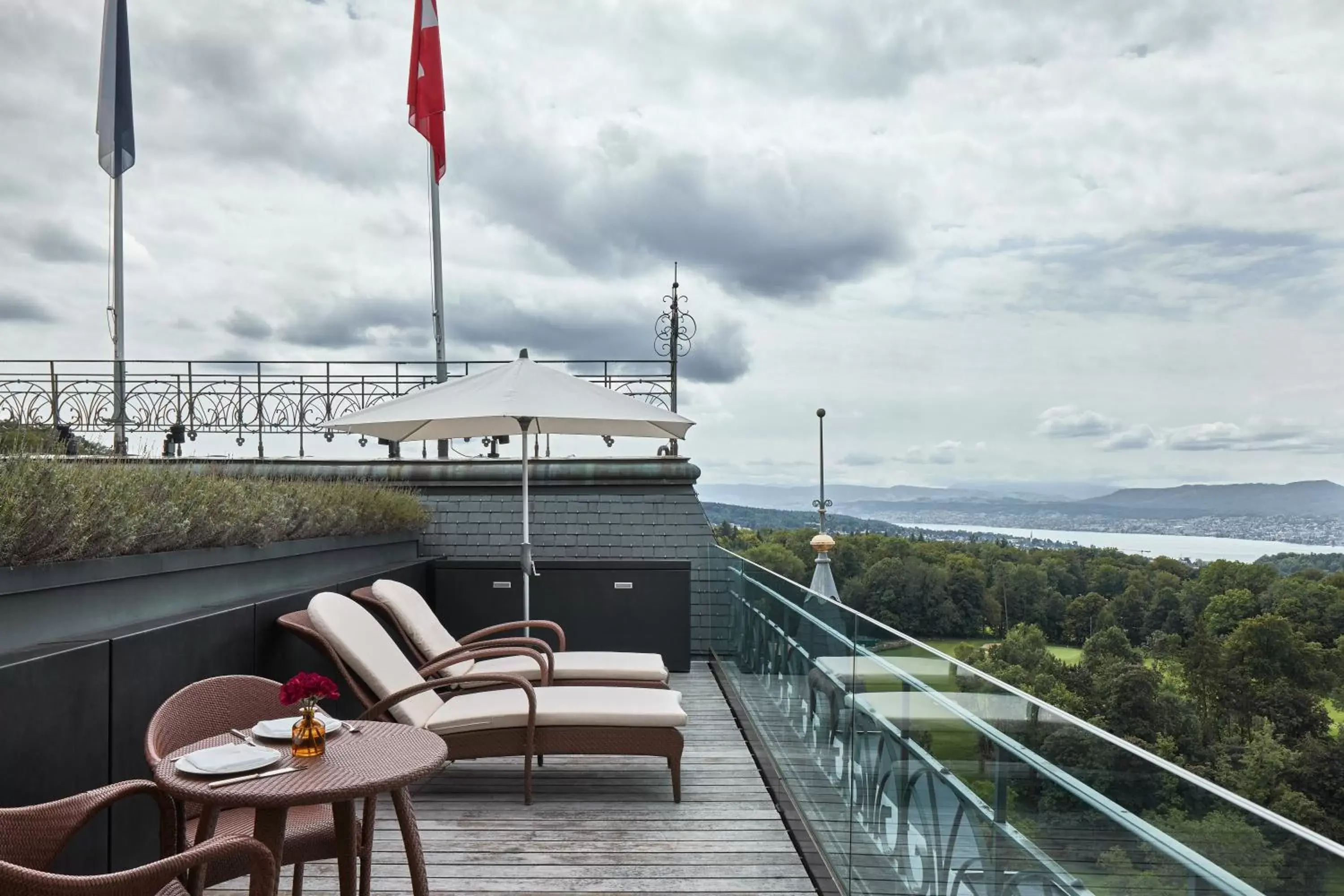 Balcony/Terrace in The Dolder Grand