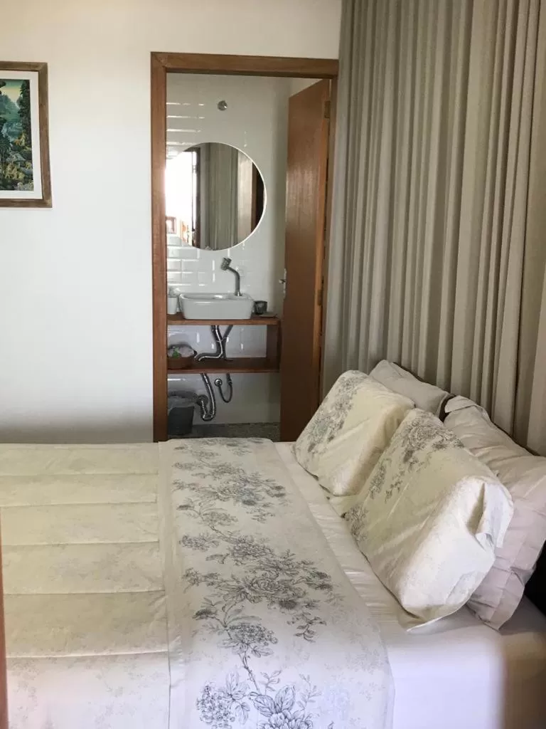 Bed in Pousada Casa Albatross