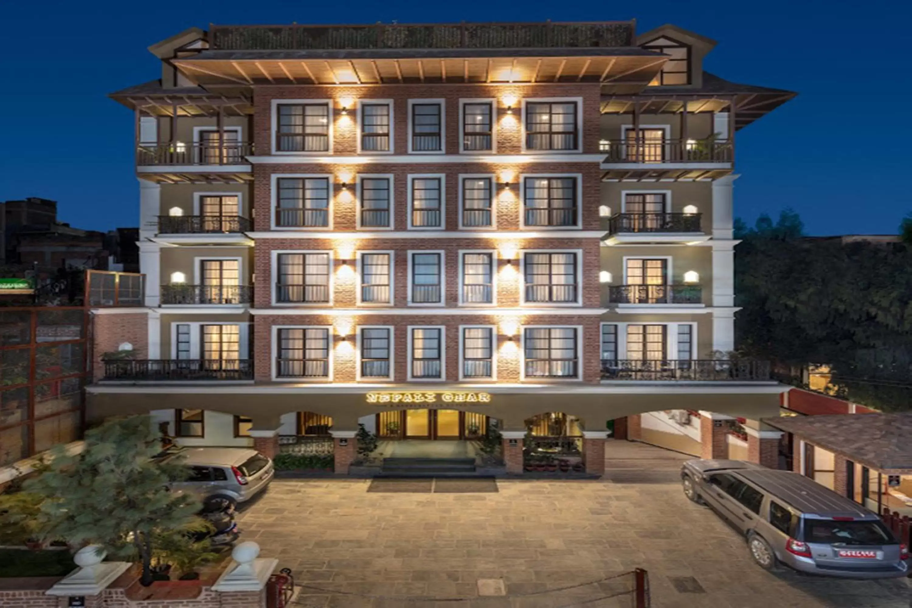 Property Building in Nepali Ghar Hotel