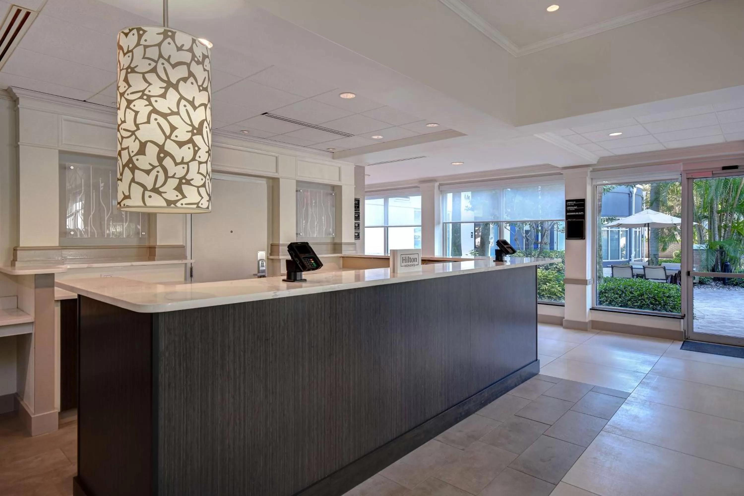 Lobby or reception in Hilton Garden Inn Fort Myers