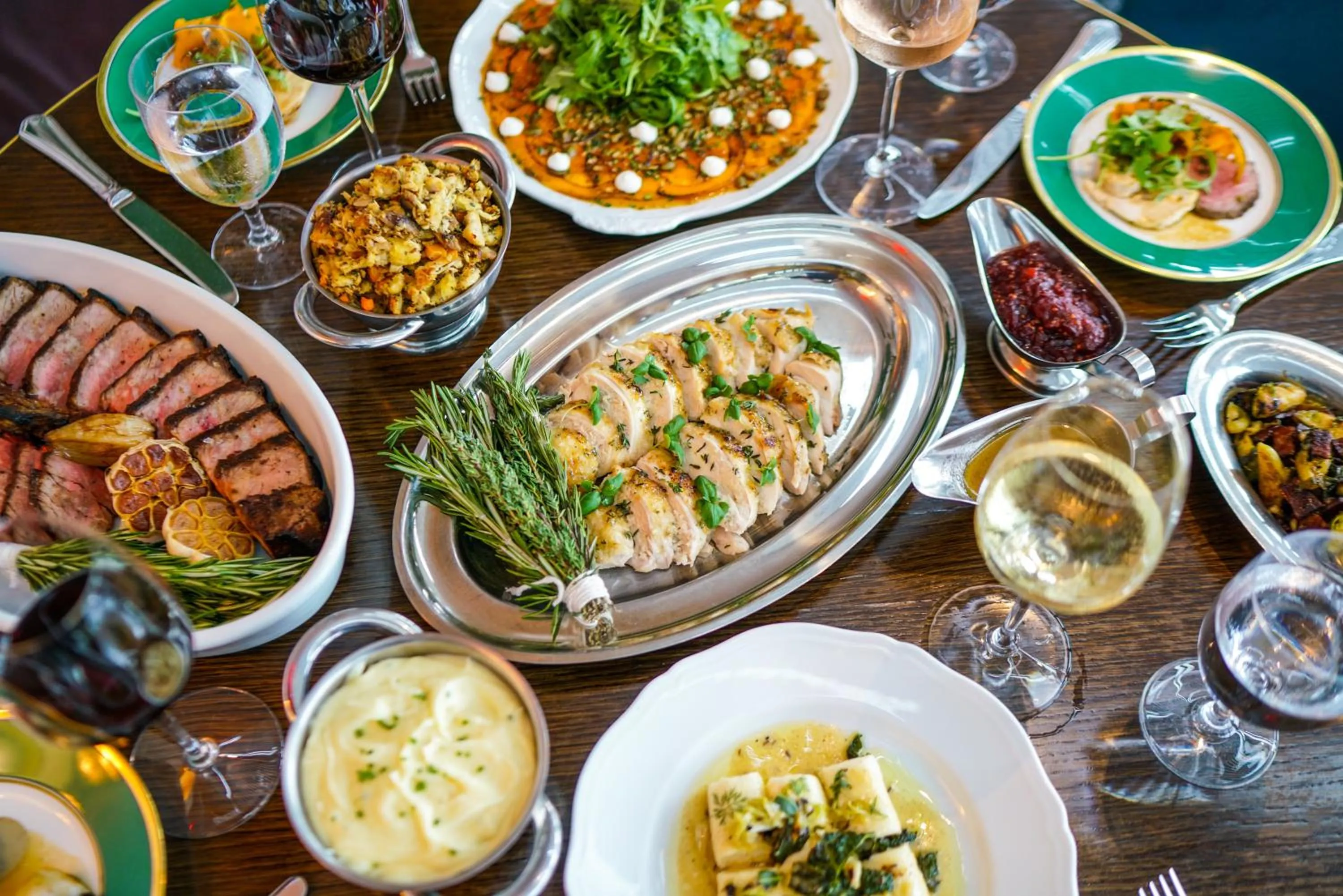 Dinner in The Newbury Boston