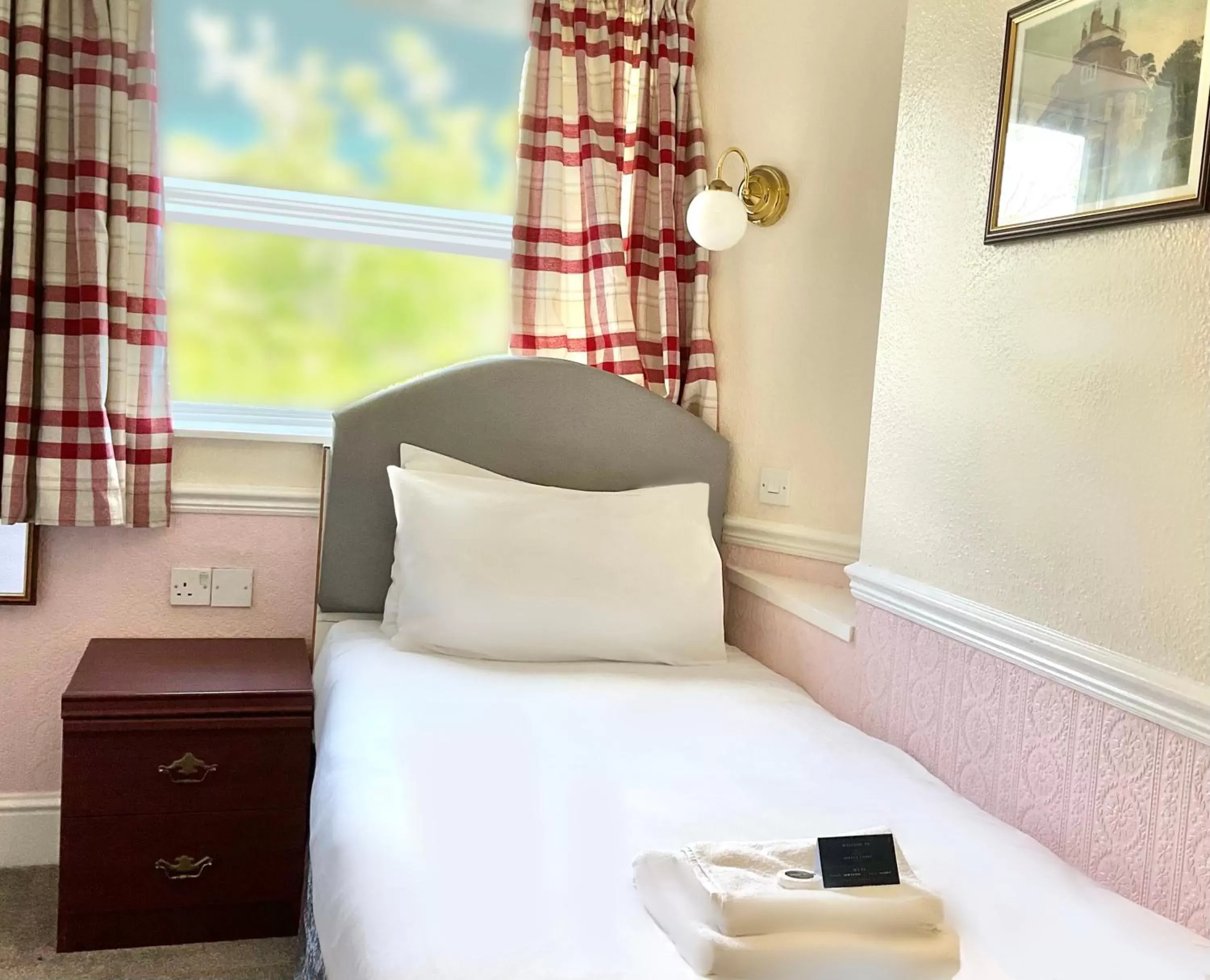 Decorative detail, Bed in Ashton Court Hotel