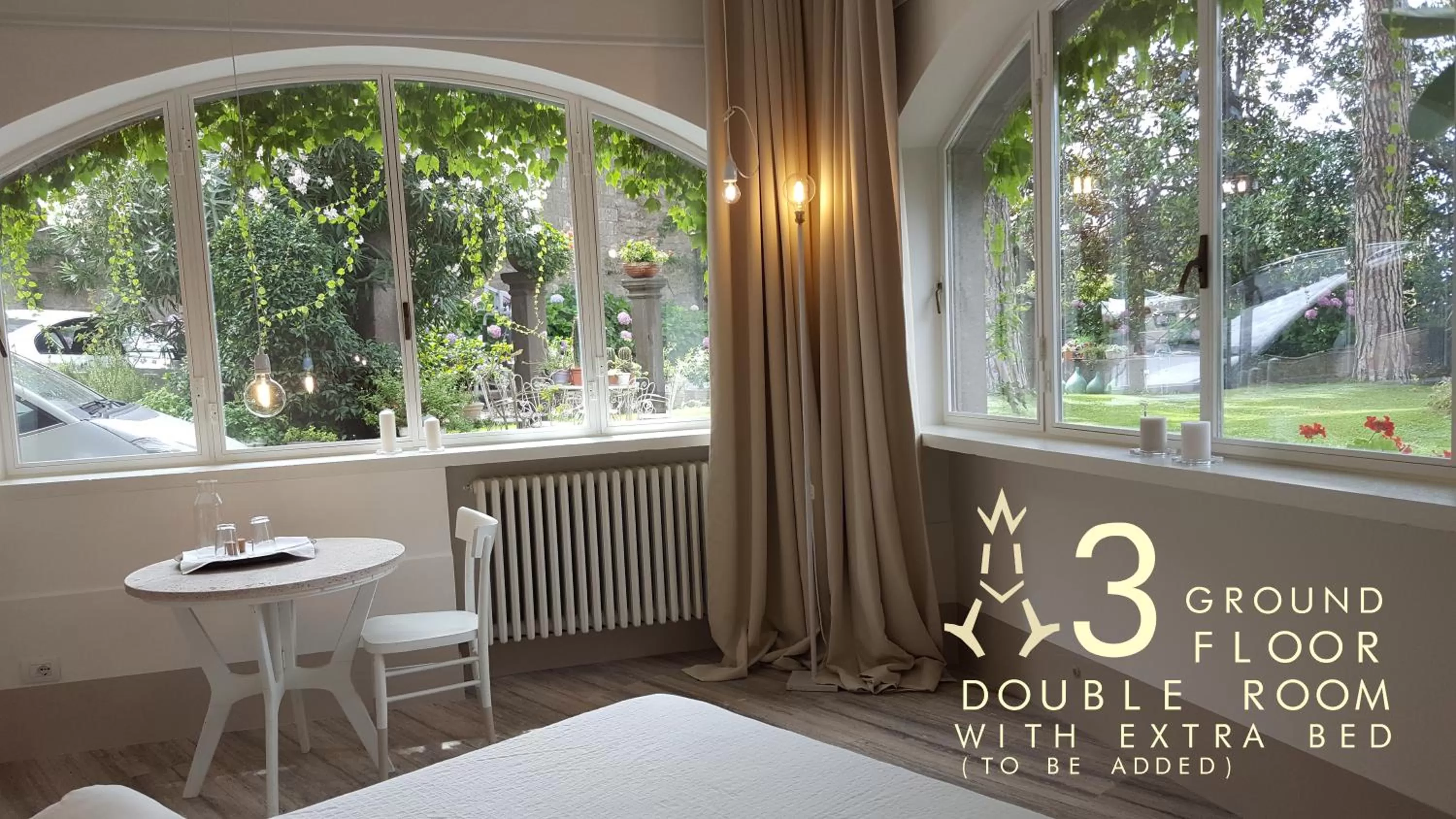 Garden view in B&B A Piazza del Gesù