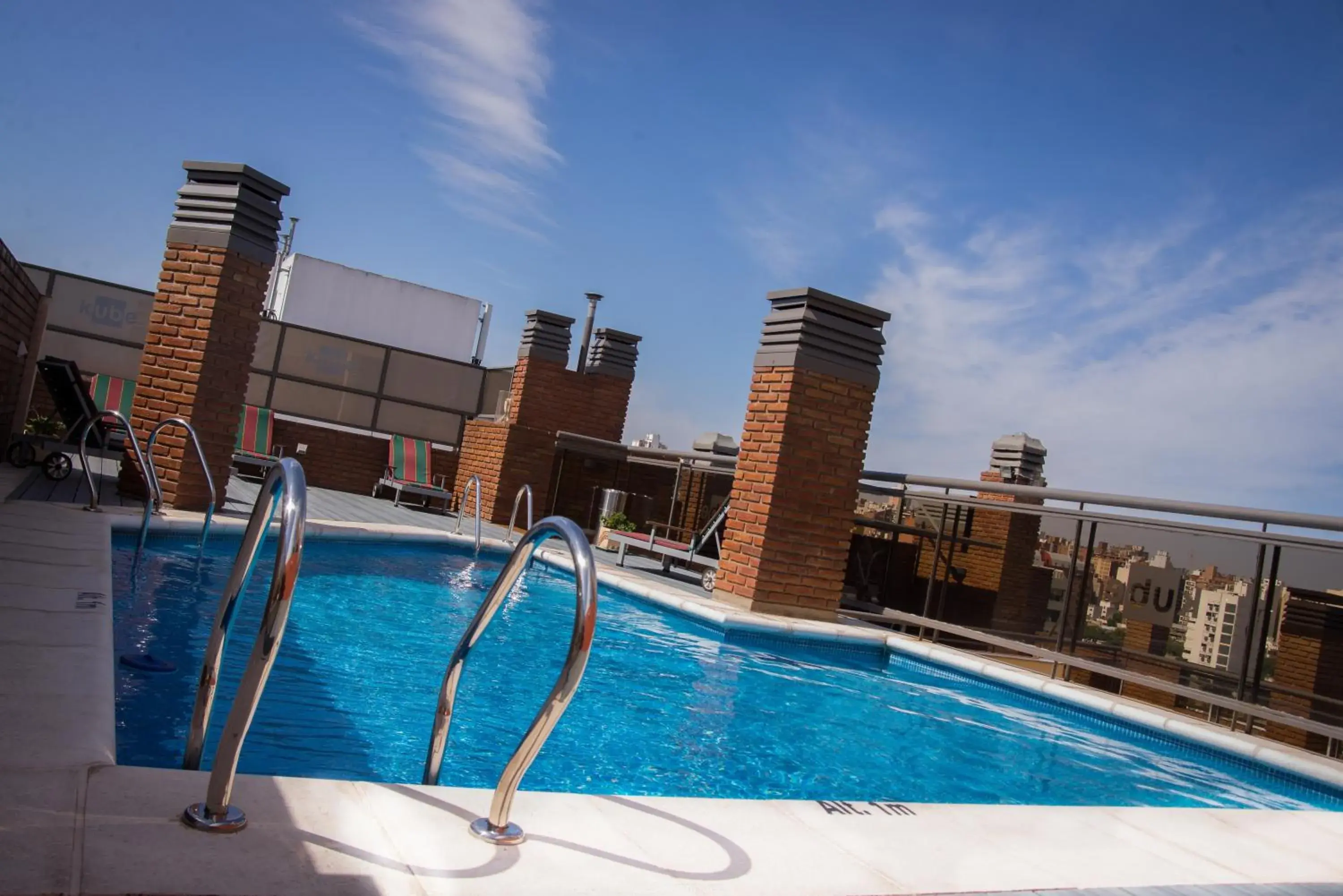 Balcony/Terrace, Swimming Pool in Kube Apartments Express