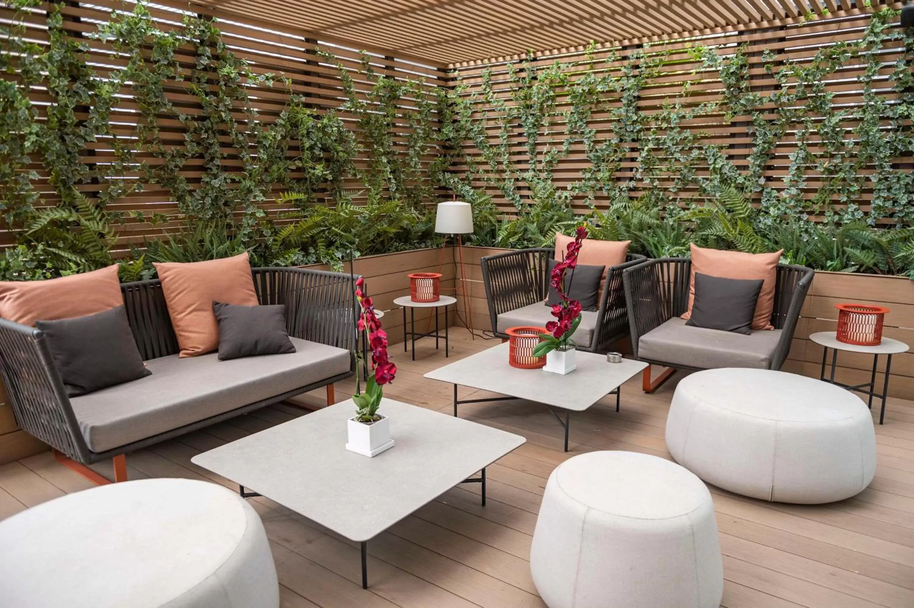 Patio, Seating Area in Hyatt Regency Barcelona Tower