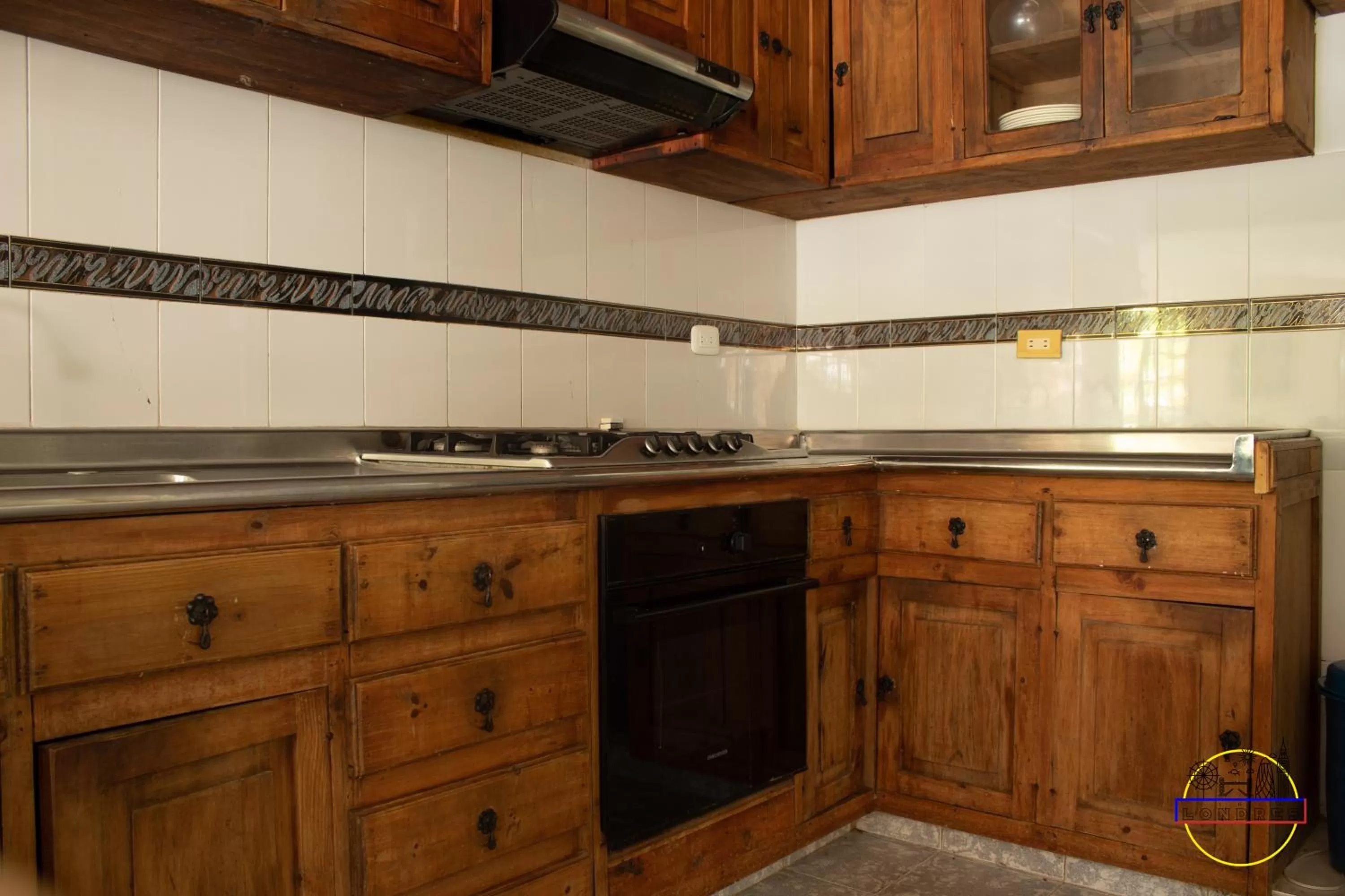 Kitchen or kitchenette in Hotel Finca Londres