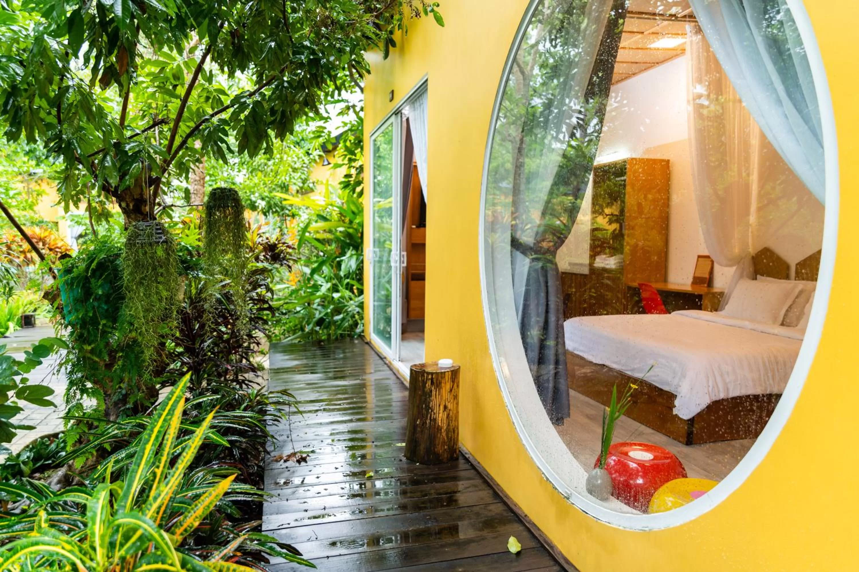 Bed in Binh Minh Eco Lodge