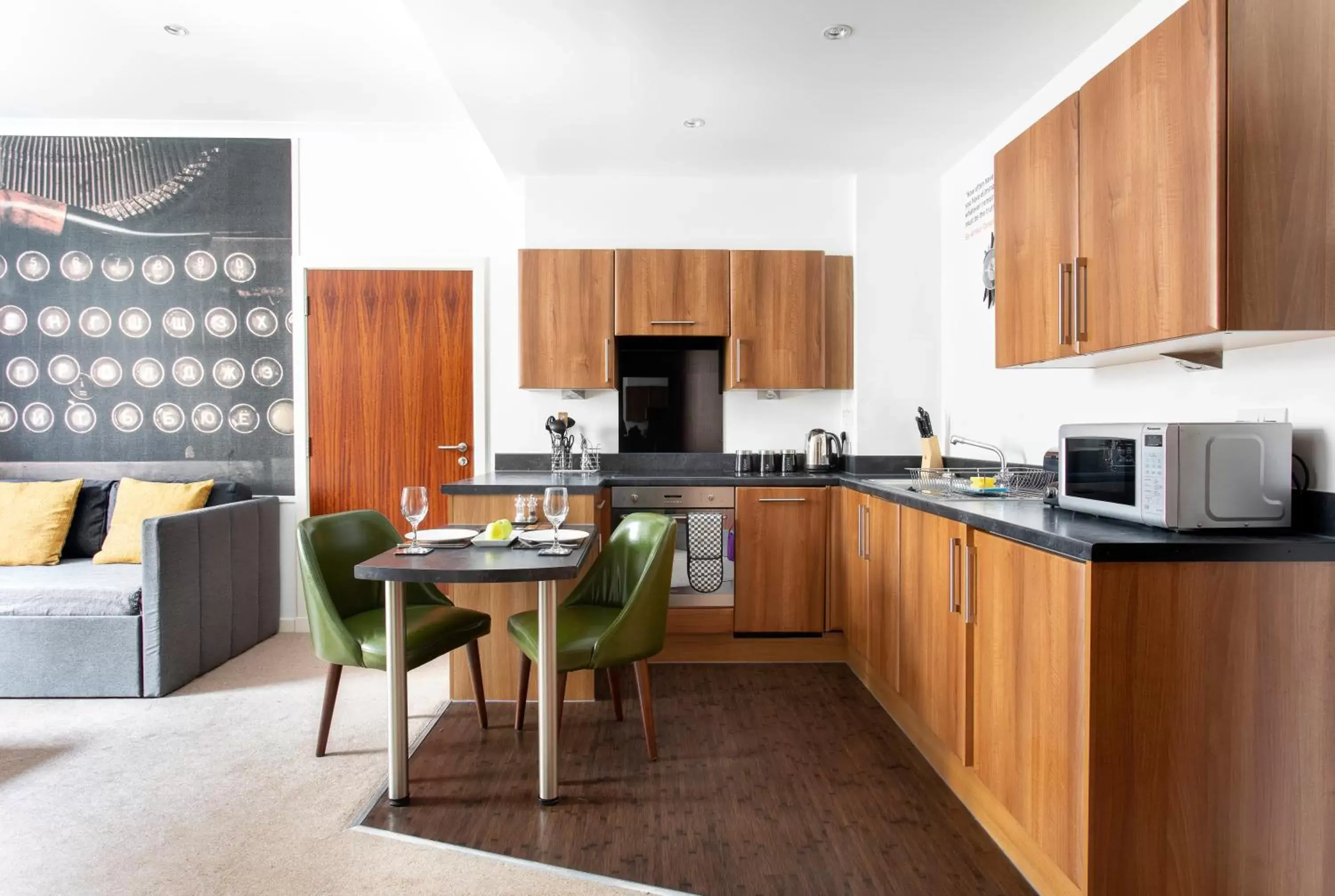 Kitchen or kitchenette, Kitchen/Kitchenette in Stewart by Heeton Concept - Aparthotel Edinburgh