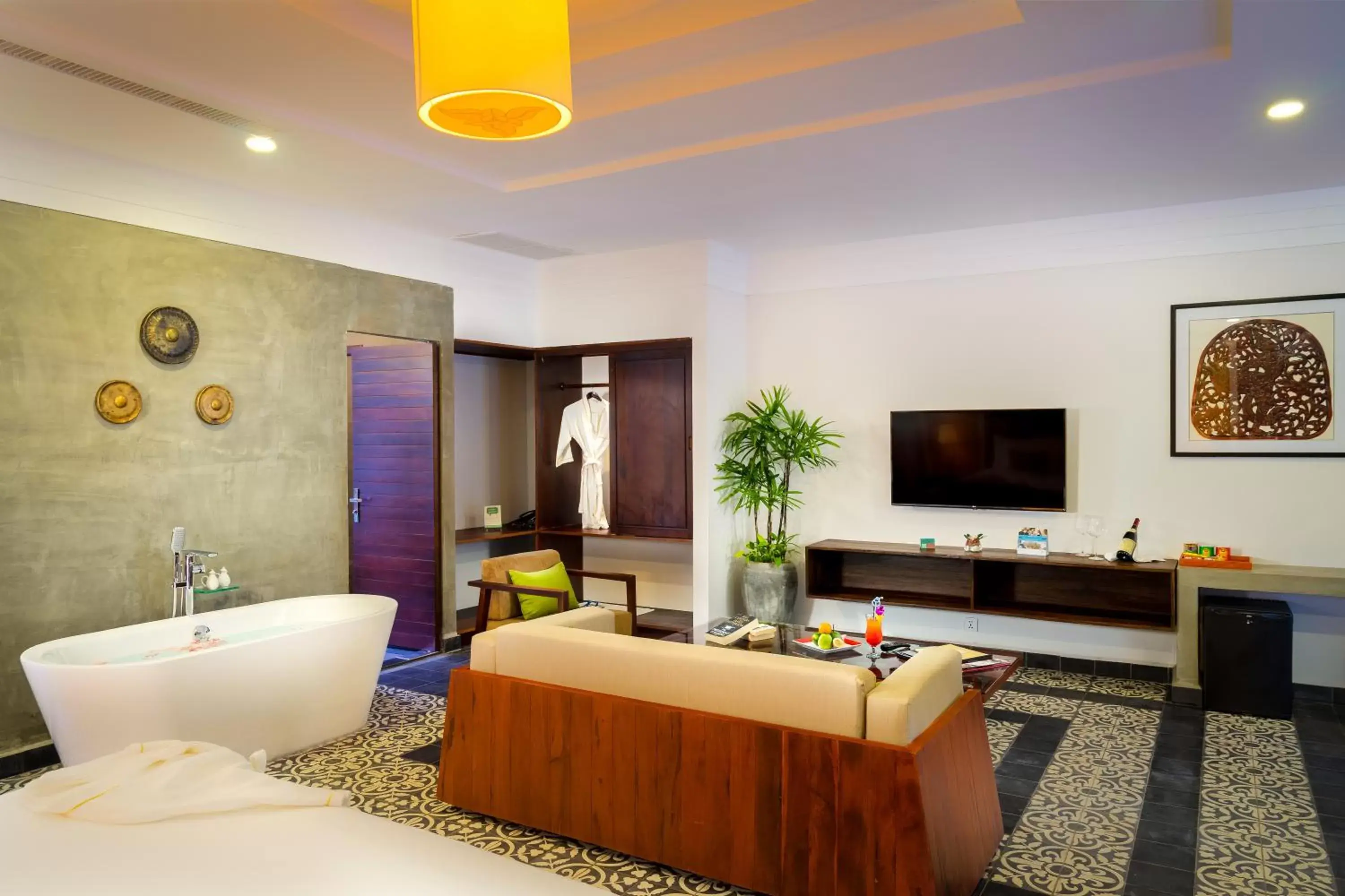 Living room in Sabara Angkor Resort & Spa