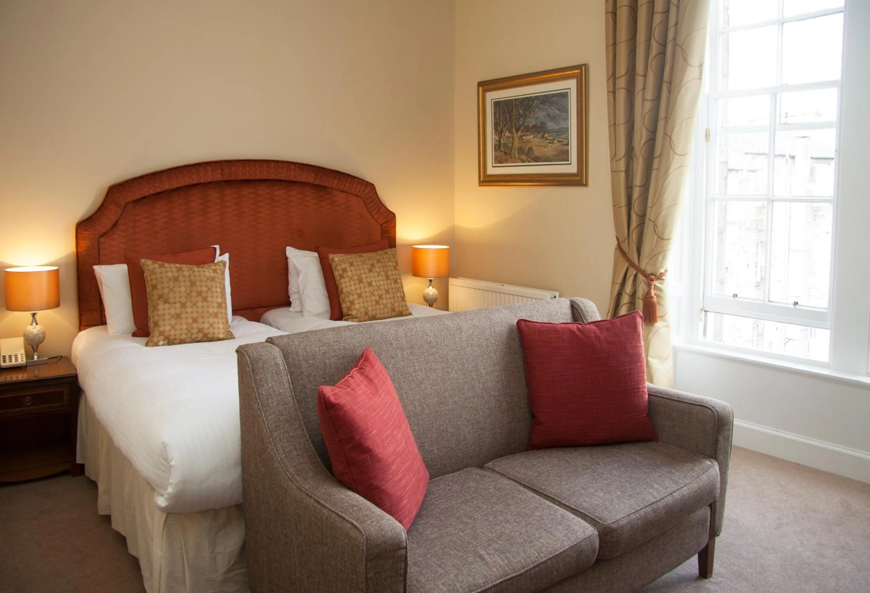 Bedroom, Bed in Royal Scots Club