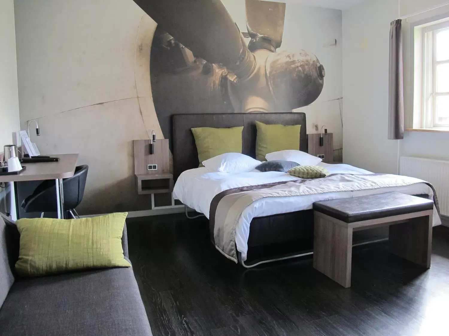 Patio - single occupancy in The Lodge Billund Patio - single occupancy in The Lodge Billund