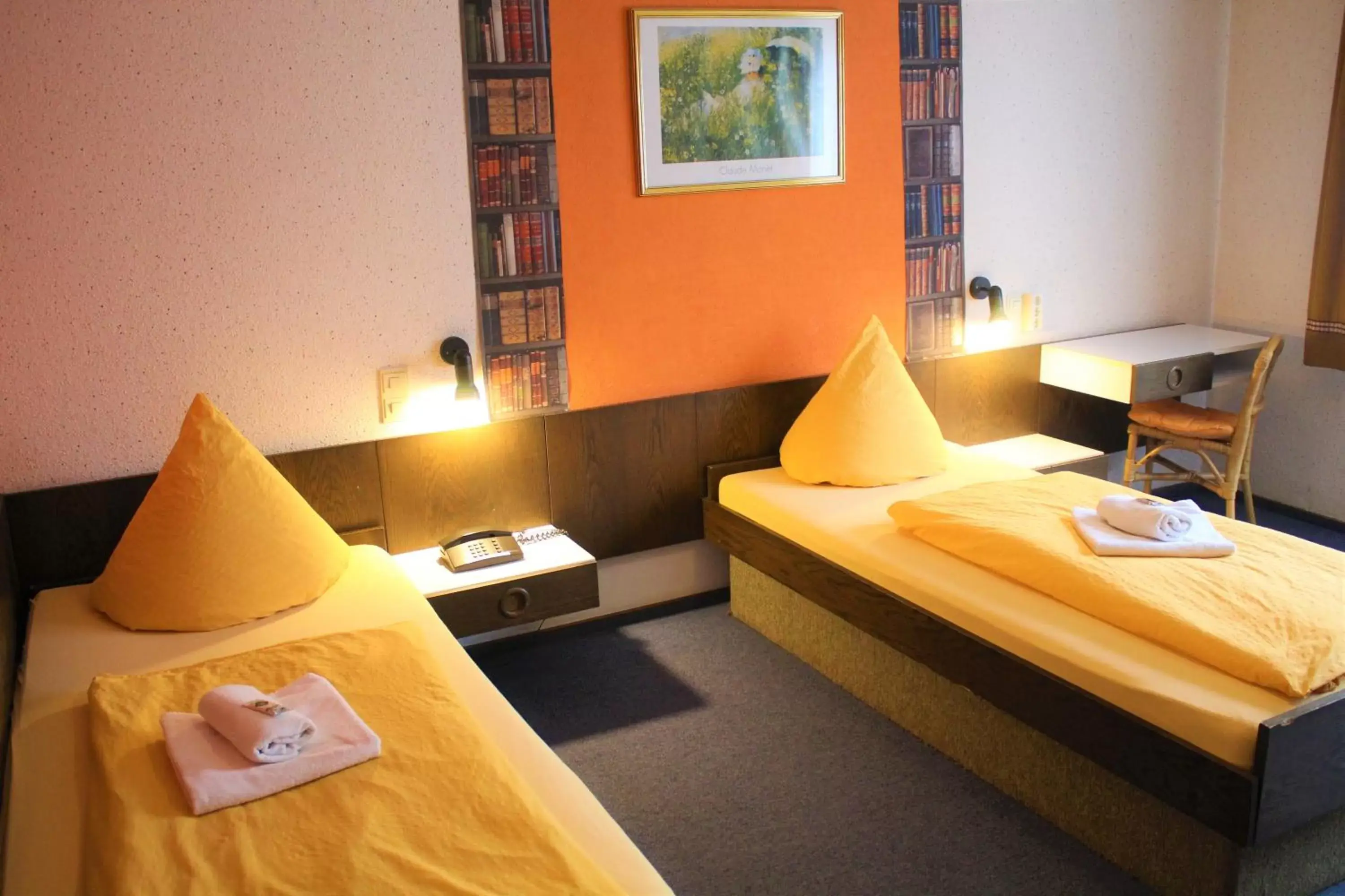 Twin Room with Shower in Hotel Simonis Koblenz Twin Room with Shower in Hotel Simonis Koblenz