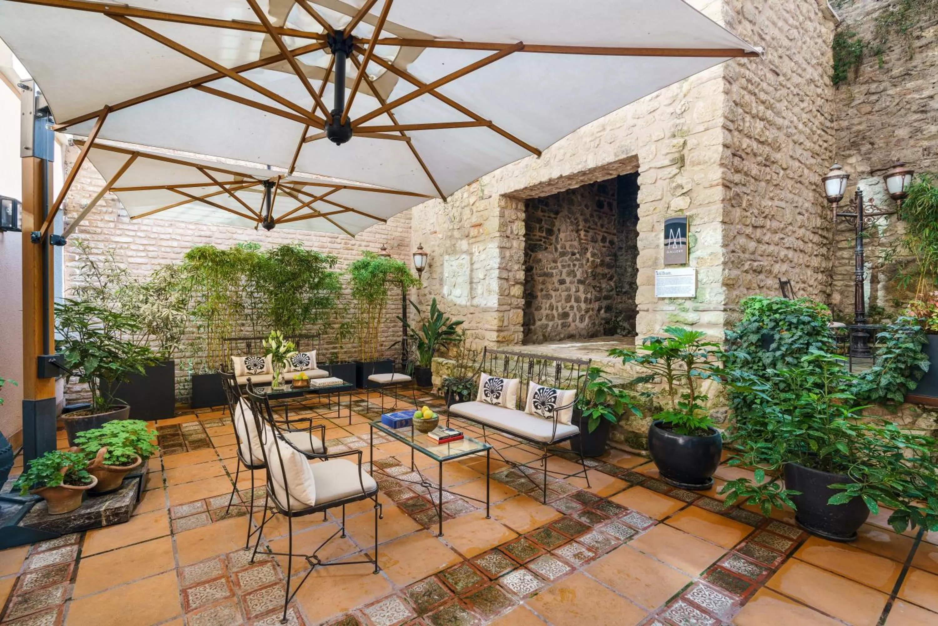 Garden in The Galata Hotel Istanbul - MGallery Collection