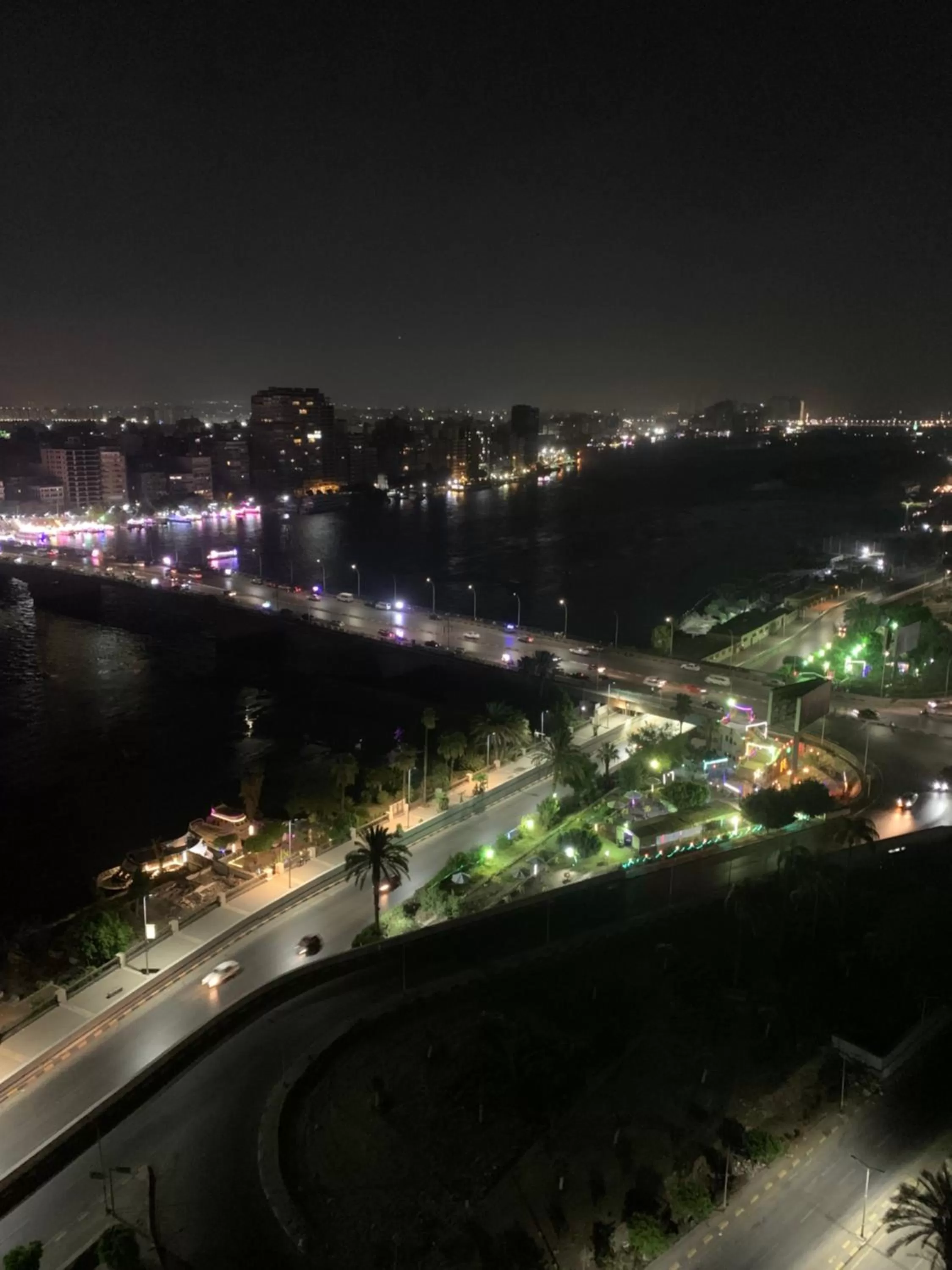 Night, Bird's-eye View in Nile Star Suites & Apartments