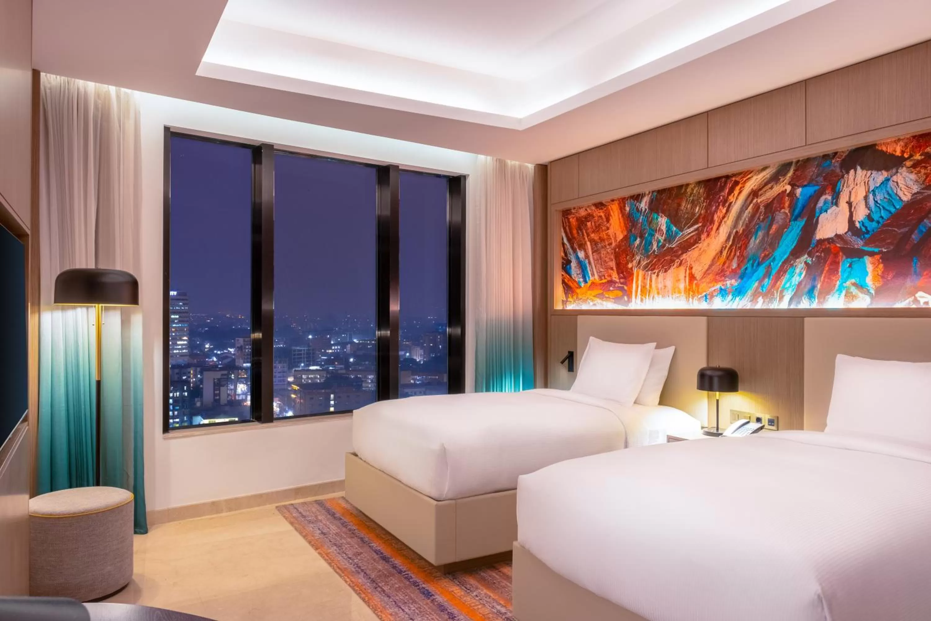 Bedroom, Bed in Hilton Kinshasa