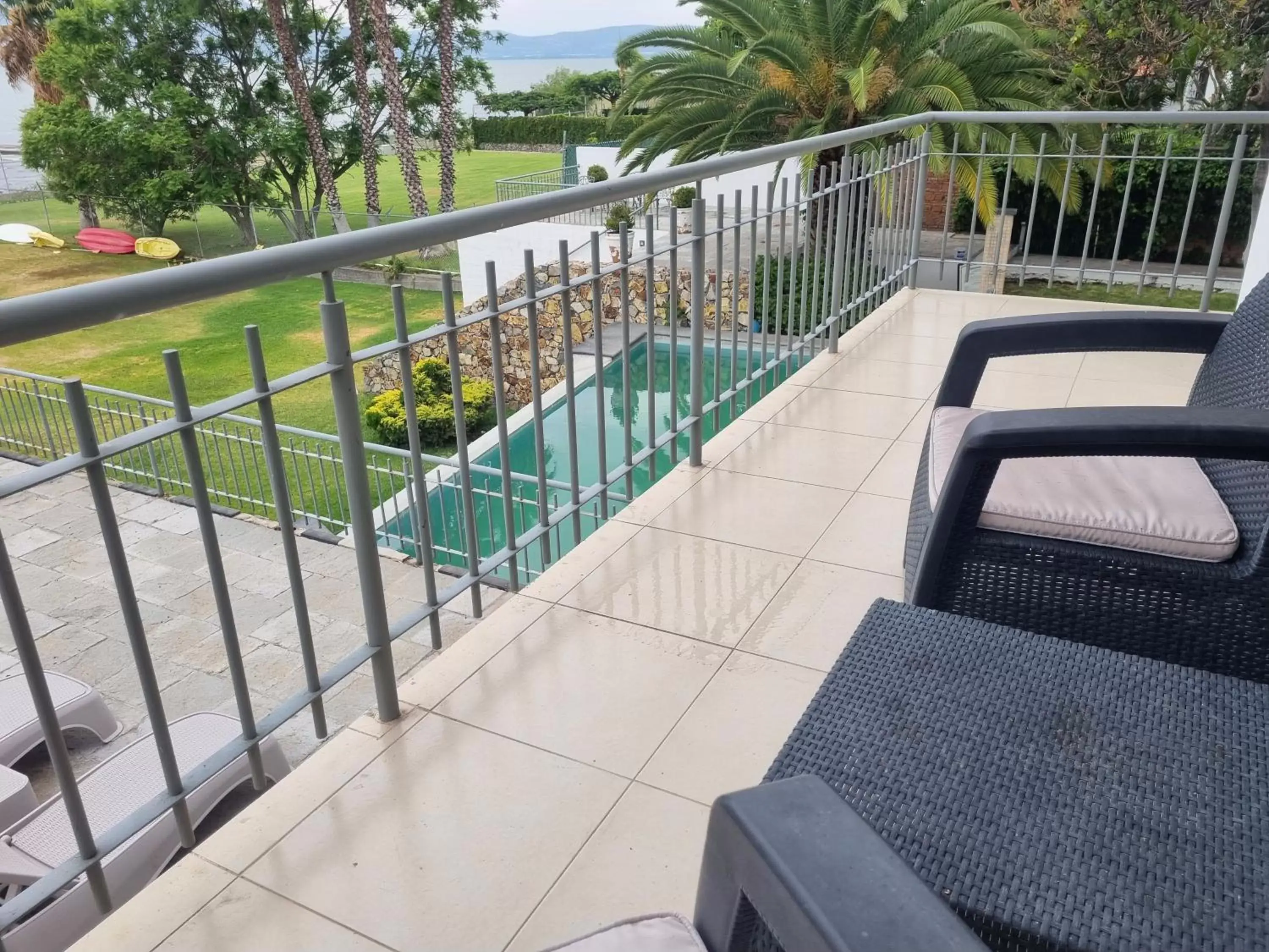 View (from property/room), Balcony/Terrace in Hotel La Ribereña