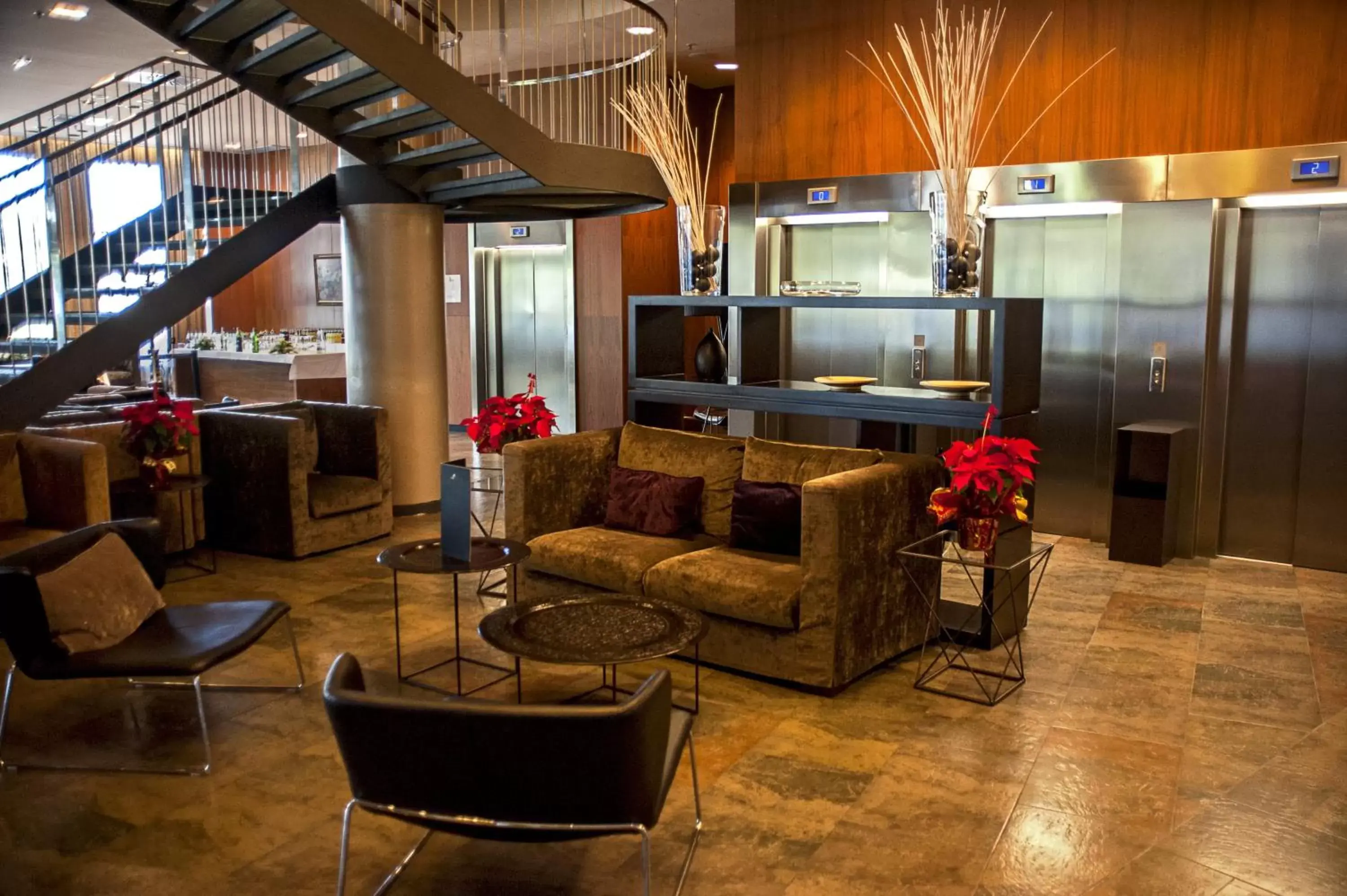 Lobby or reception in Hotel Badalona Tower