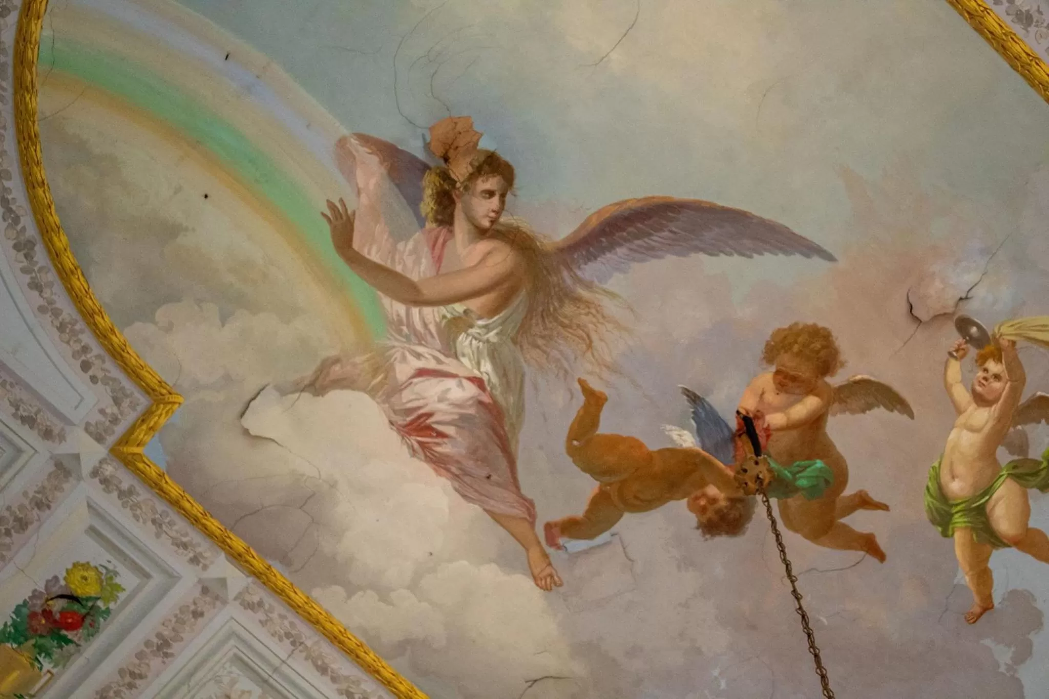 Decorative detail in Le Stanze Del Vicerè Boutique Hotel