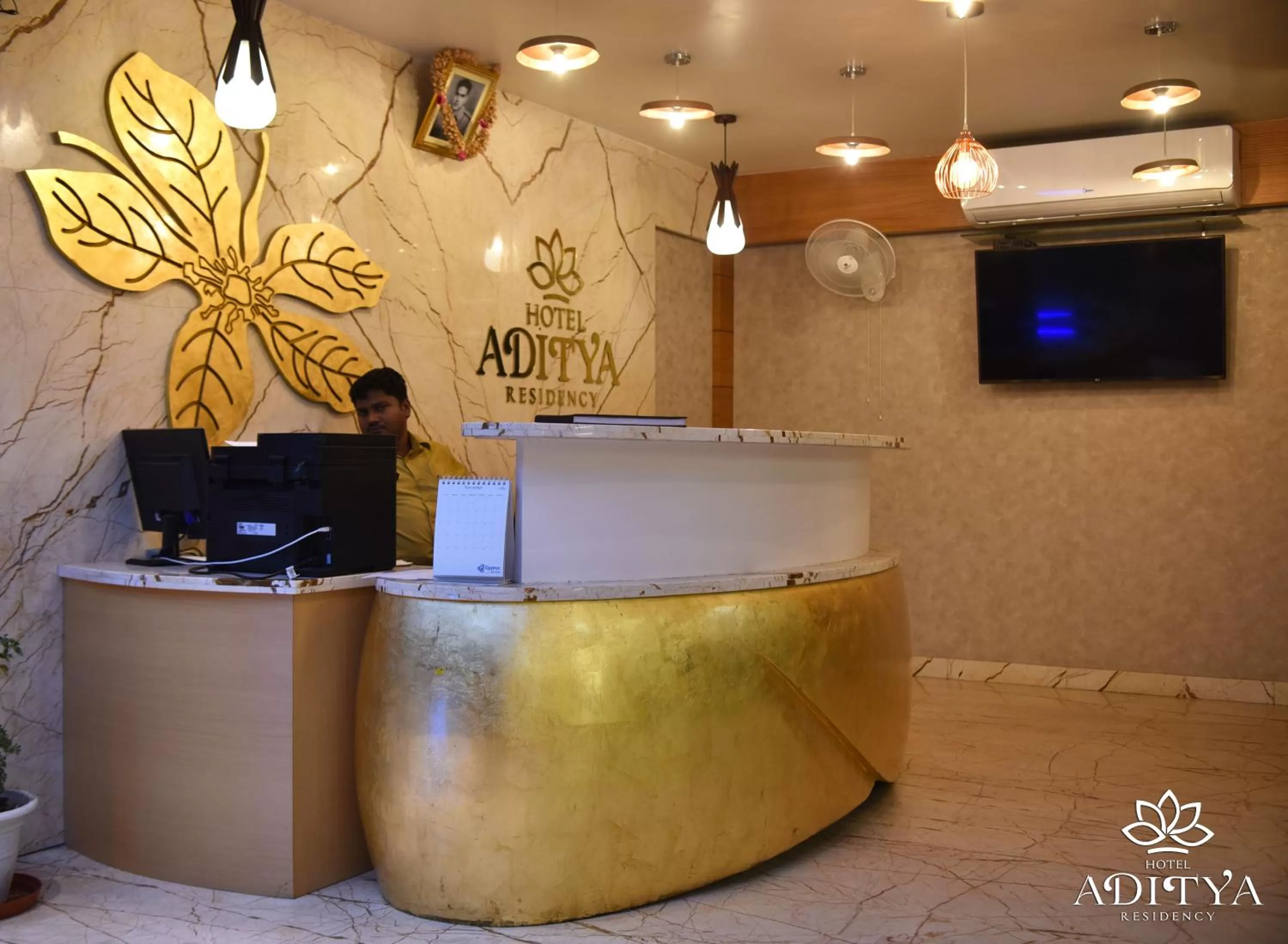 Lobby or reception in Hotel Aditya Residency