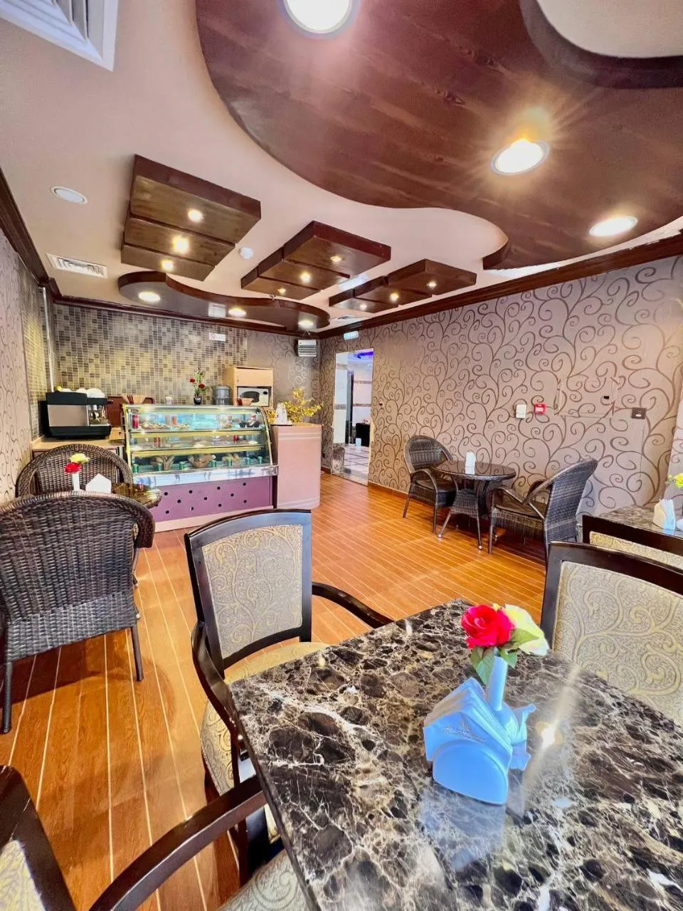 Dining area in Dream Palace Hotel