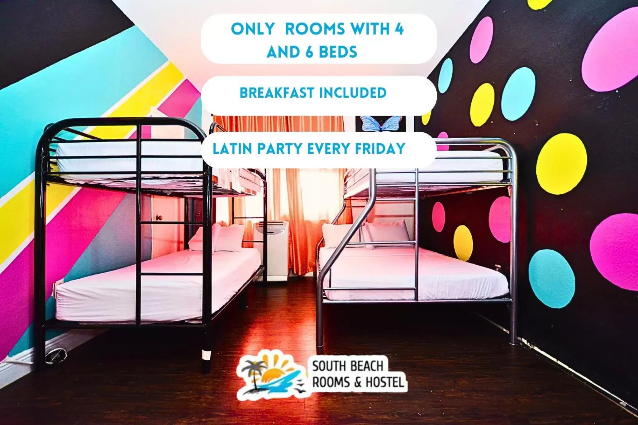 Bunk Bed in South Beach Rooms and Hostel