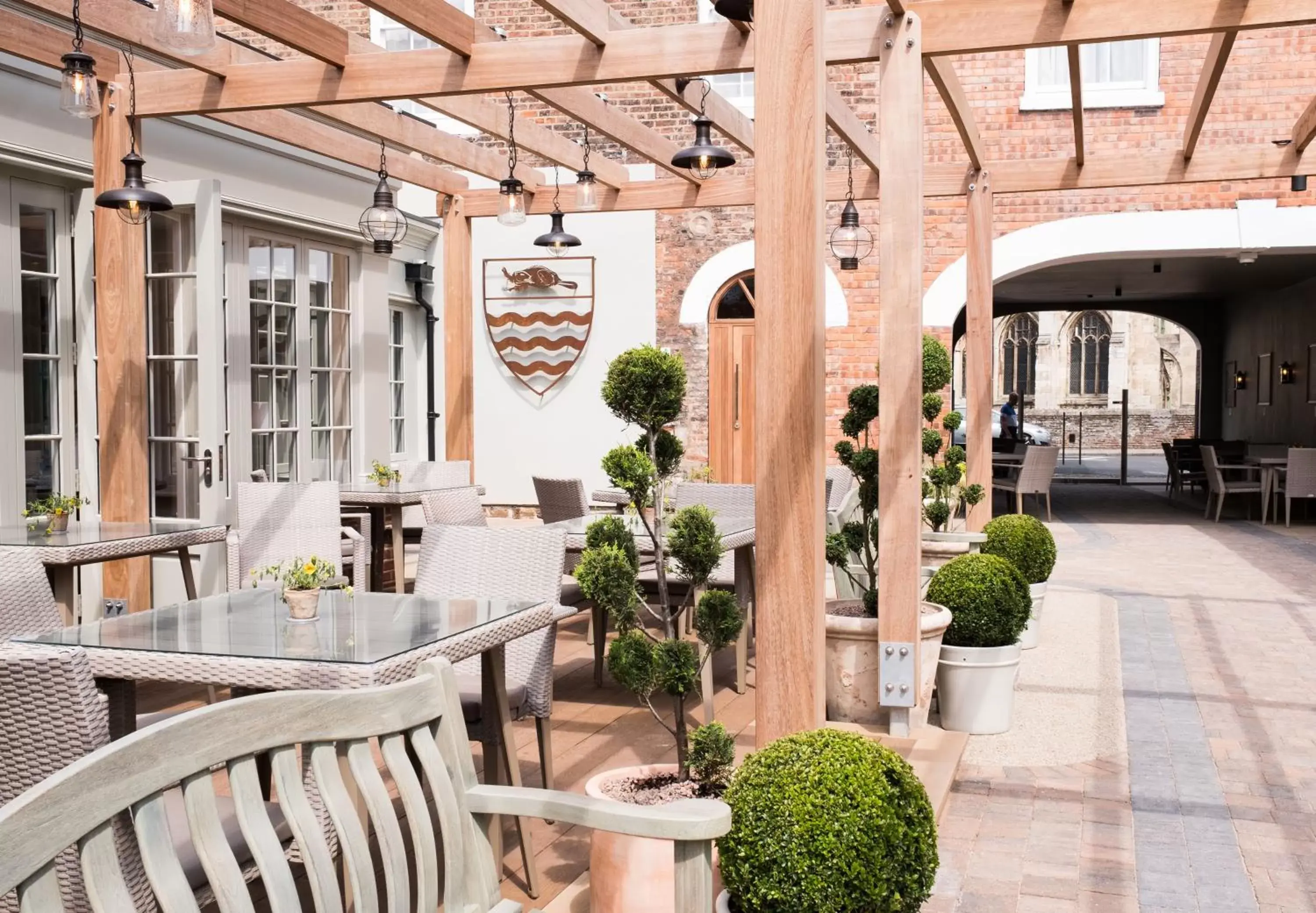 Balcony/Terrace in The Beverley Arms Hotel