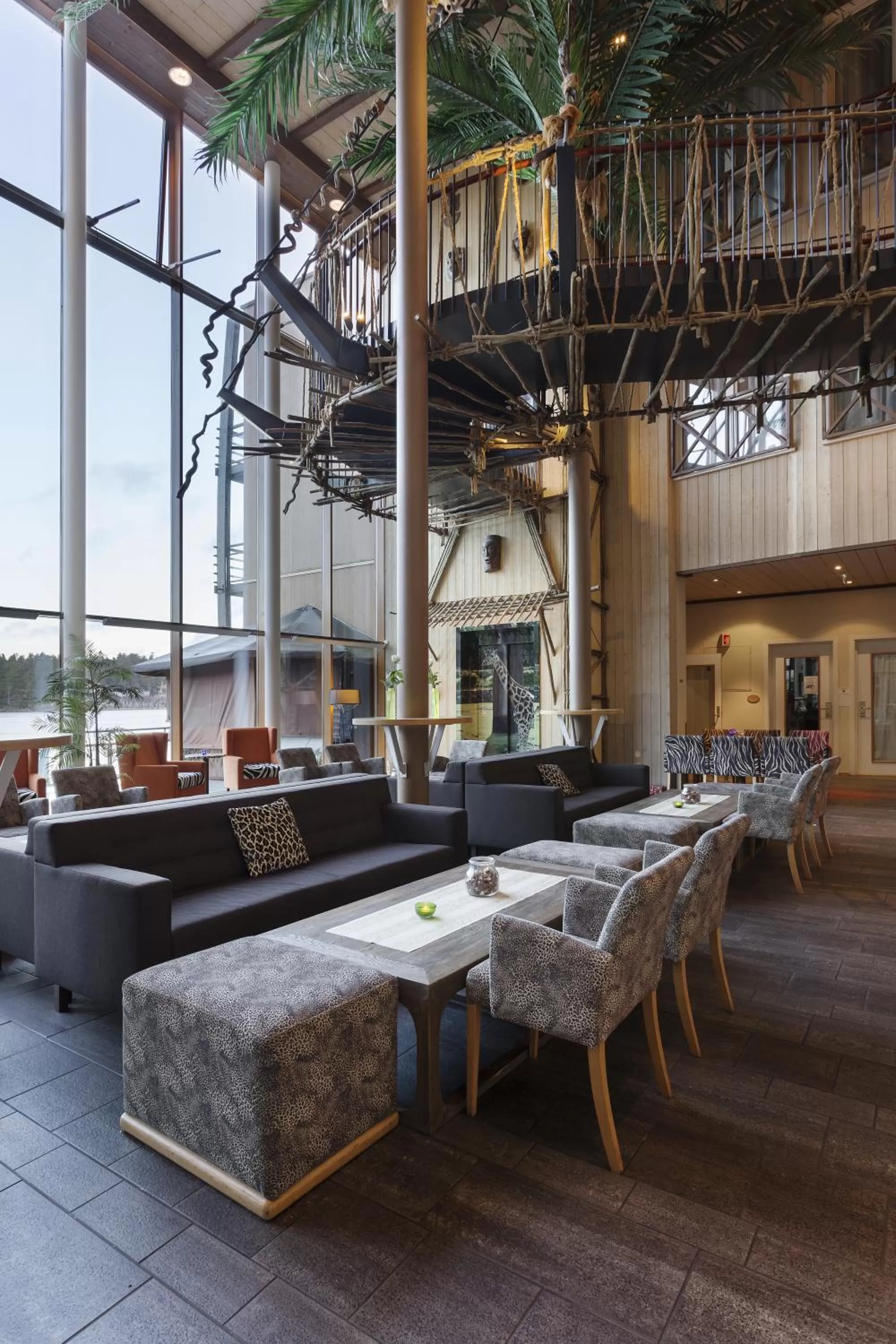 Lounge or bar in Dyreparken Safarihotell