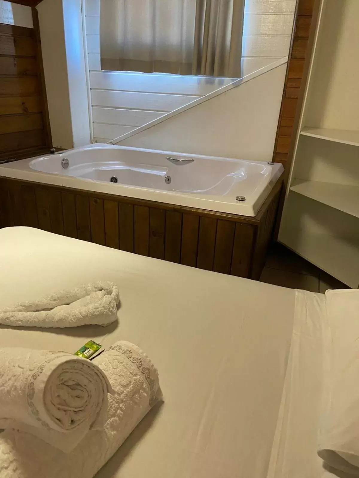 Bed, Bathroom in Pousada Recanto do Aconchego