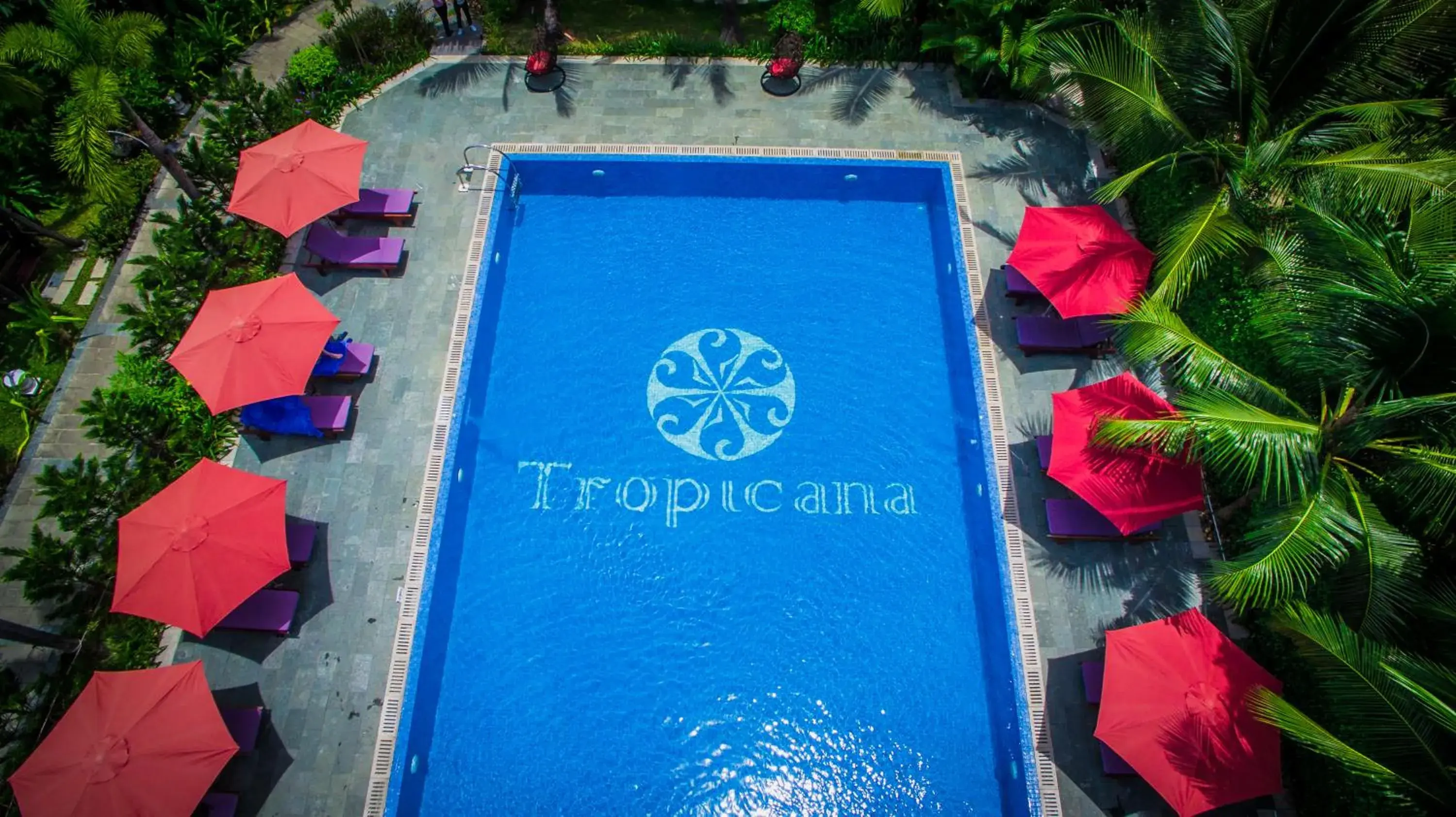 Bird's eye view, Pool View in Tropicana Resort Phu Quoc