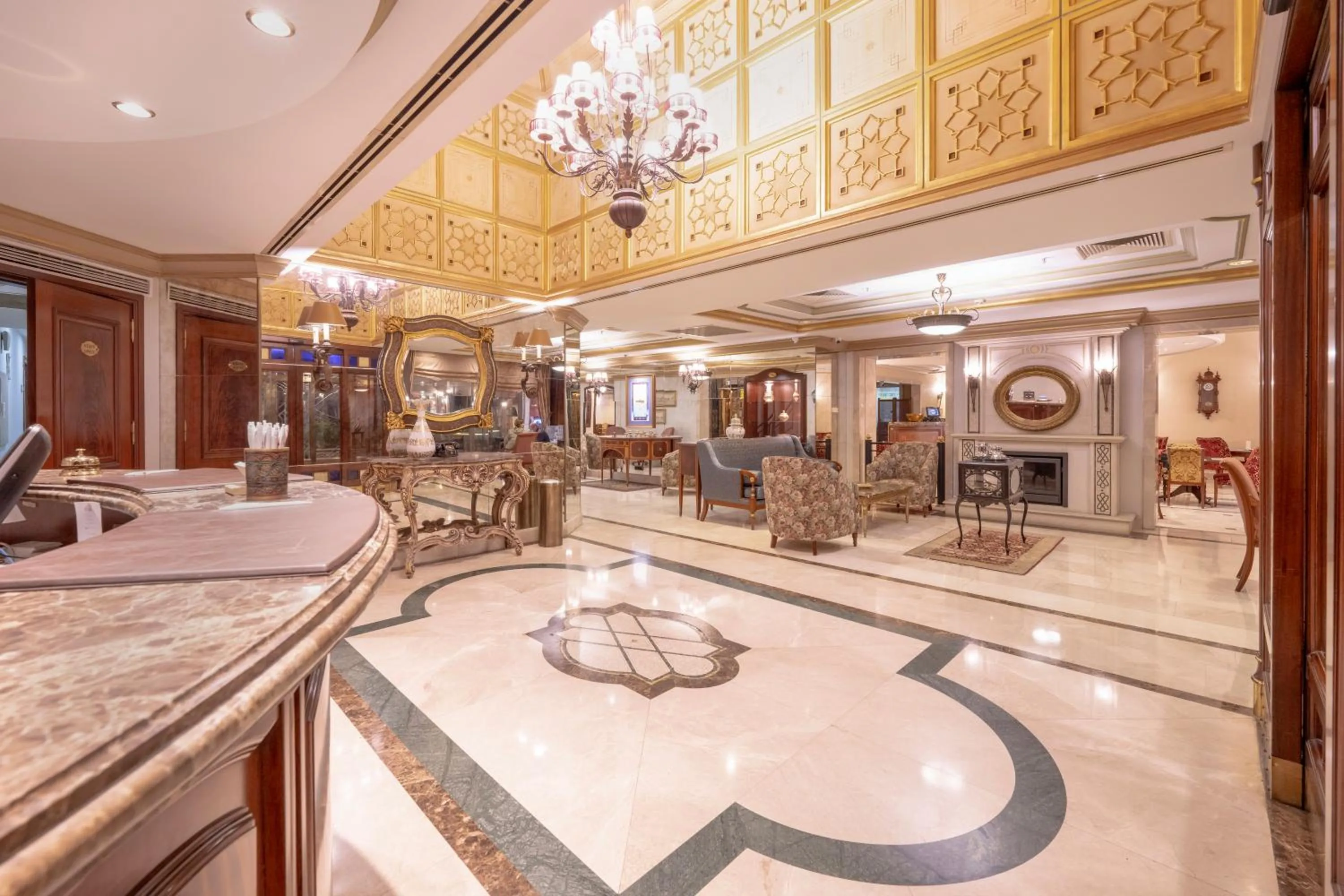 Seating area in The Central Palace Taksim
