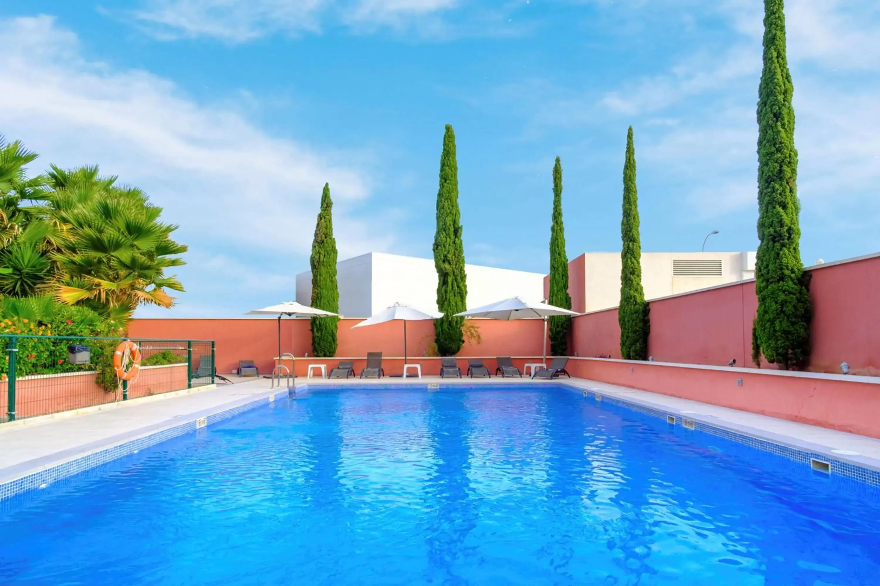 Pool view, Swimming Pool in Hilton Garden Inn Málaga